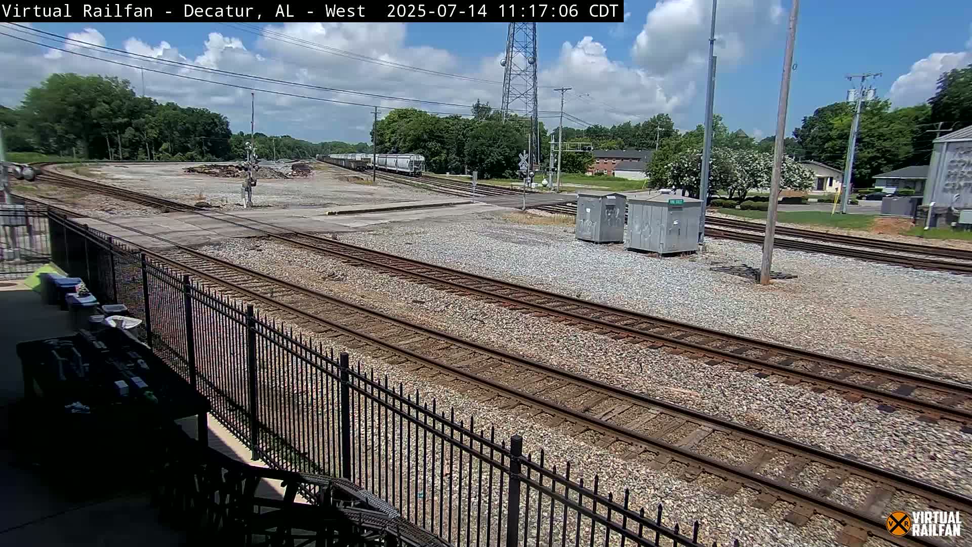Decatur Nortfolk Southern Railway Depot Junction Live Cam - Decatur, Morgan, Alabama, USA