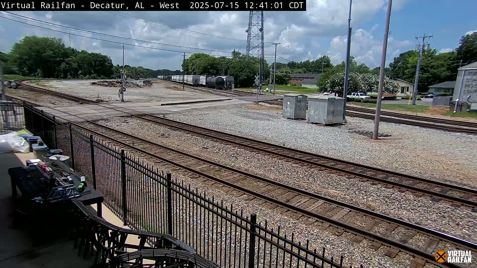 Decatur Nortfolk Southern Railway Depot Junction Live Cam - Decatur, Morgan, Alabama, USA