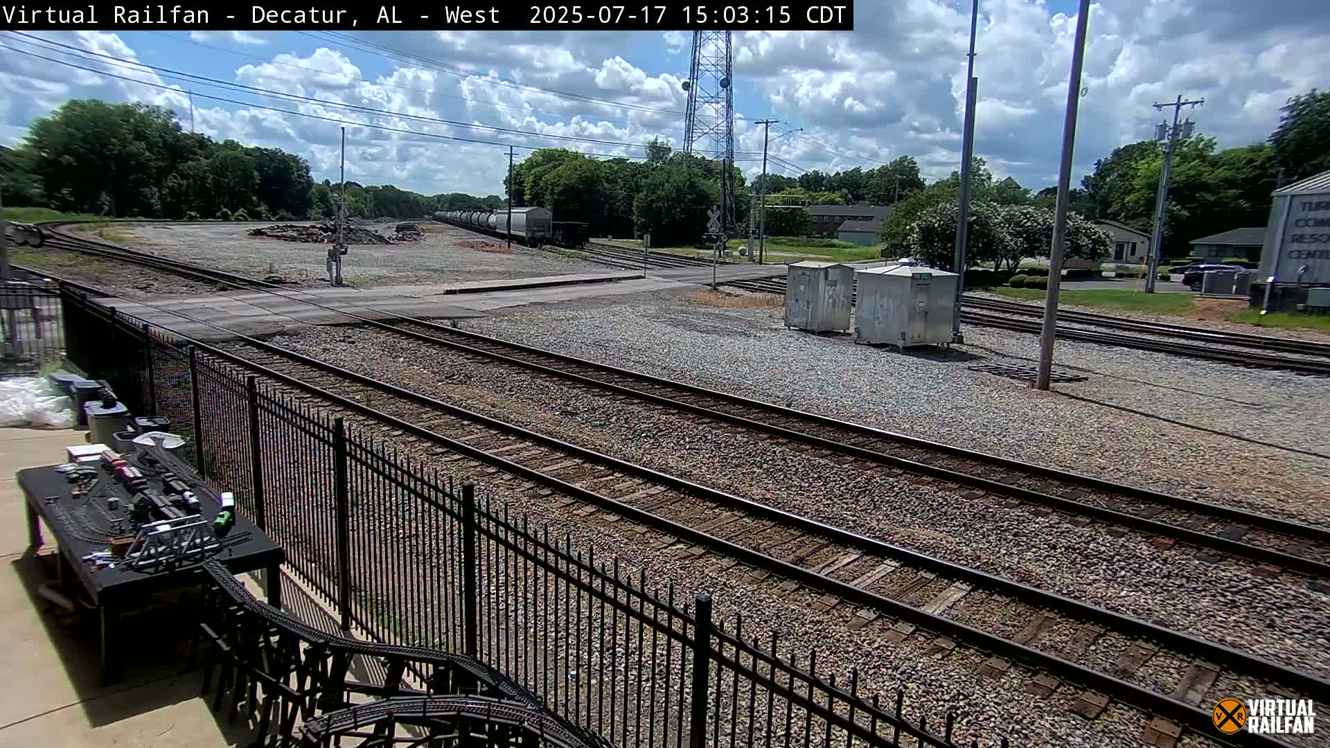 Decatur Nortfolk Southern Railway Depot Junction Live Cam - Decatur, Morgan, Alabama, USA