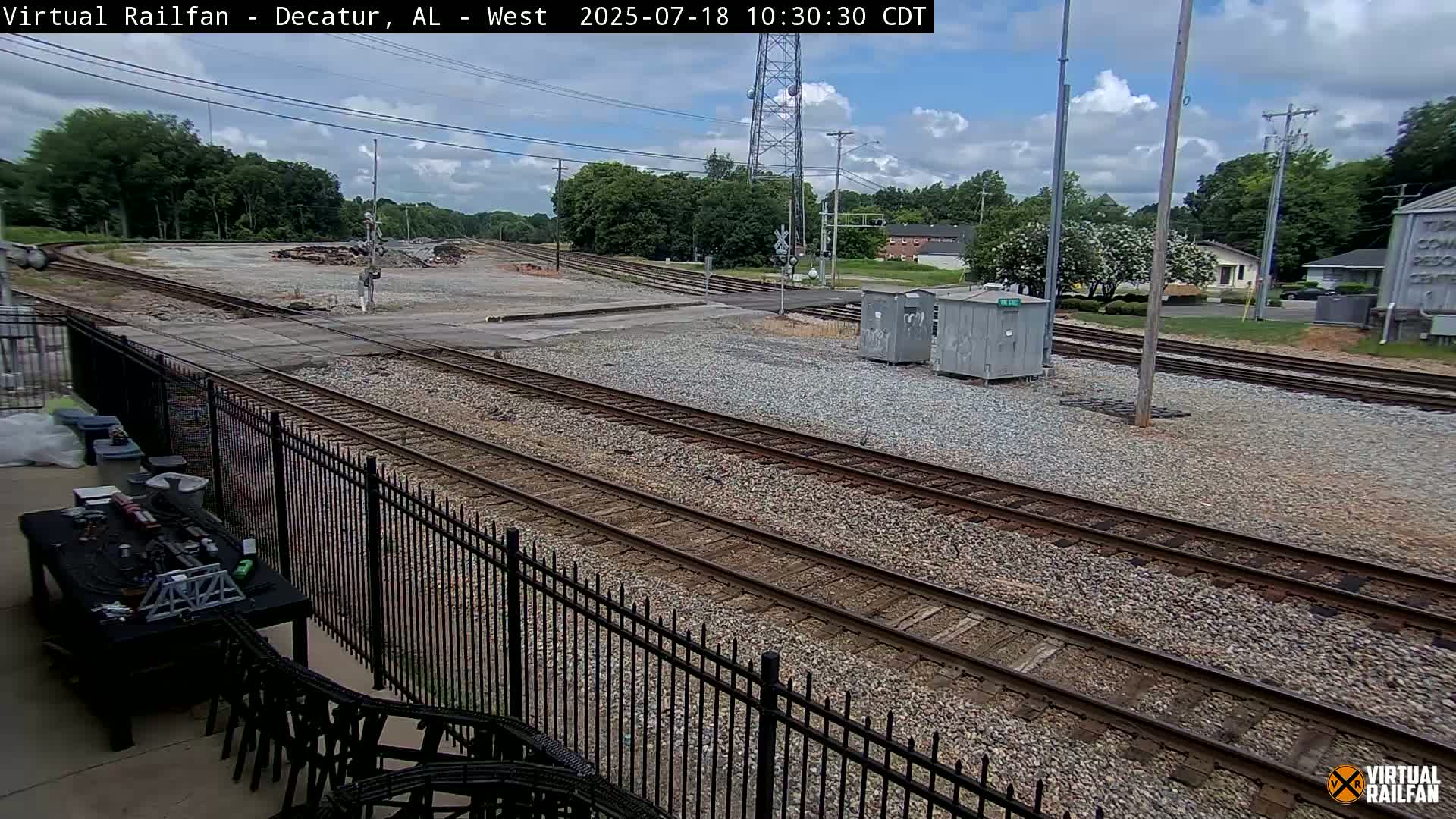 Decatur Nortfolk Southern Railway Depot Junction Live Cam - Decatur, Morgan, Alabama, USA