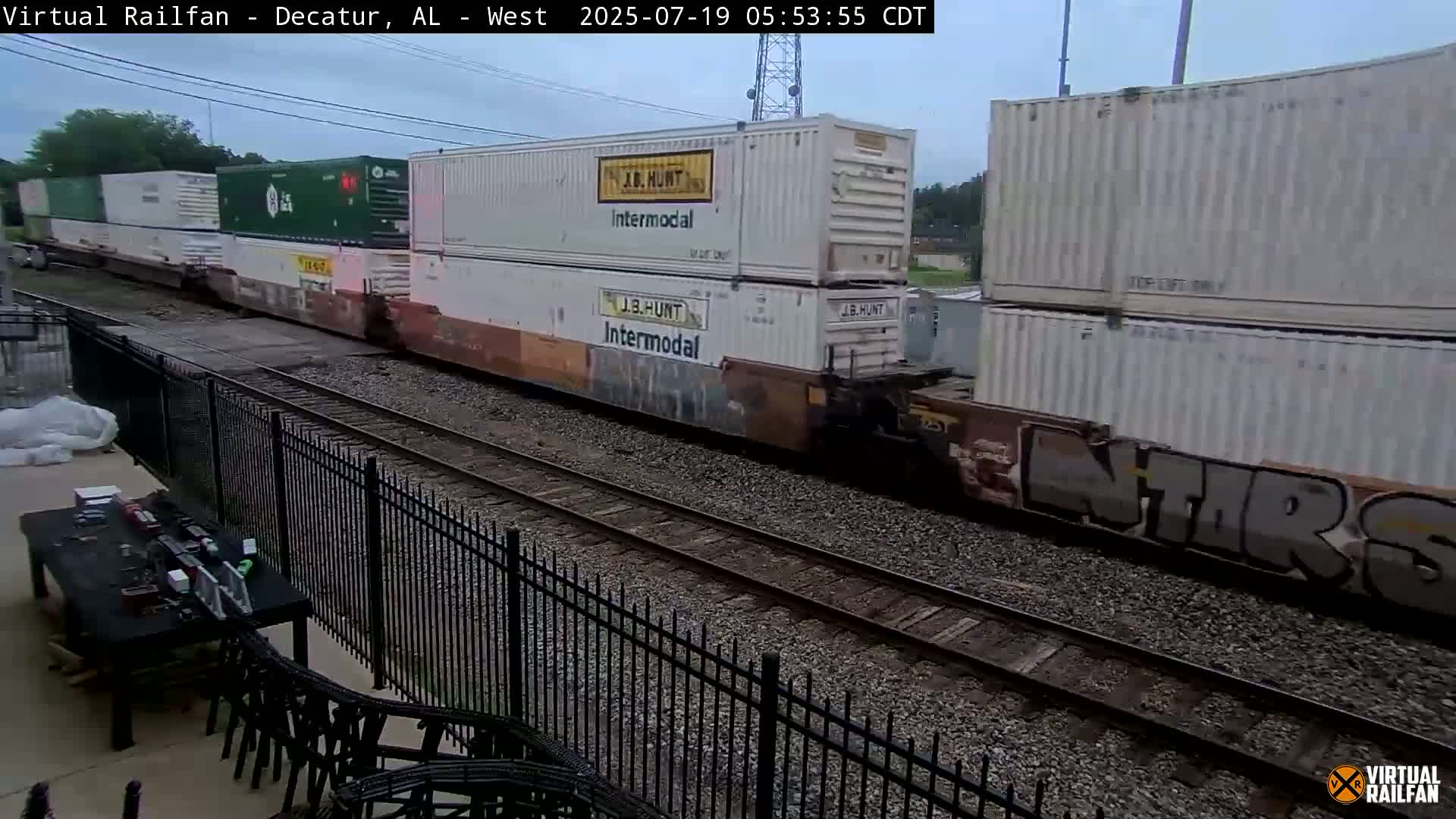 Decatur Nortfolk Southern Railway Depot Junction Live Cam - Decatur, Morgan, Alabama, USA