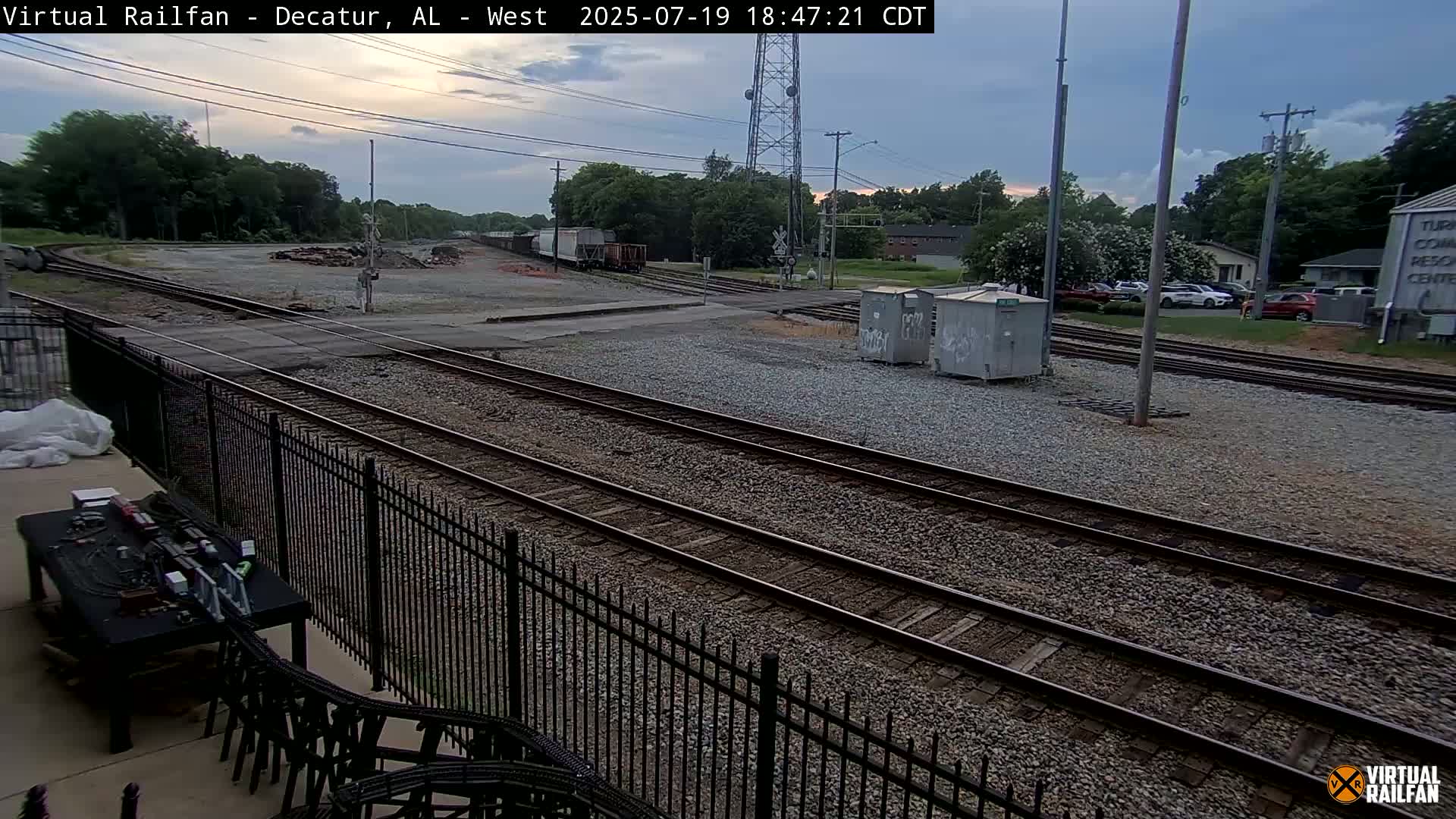 Decatur Nortfolk Southern Railway Depot Junction Live Cam - Decatur, Morgan, Alabama, USA