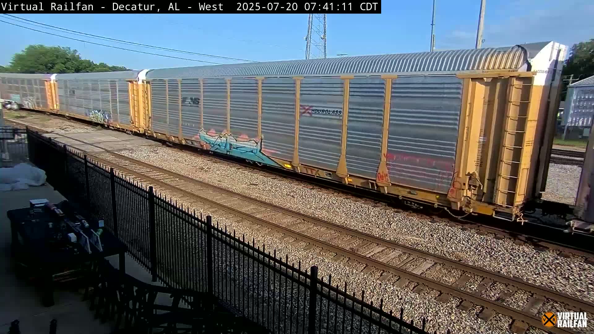 Decatur Nortfolk Southern Railway Depot Junction Live Cam - Decatur, Morgan, Alabama, USA