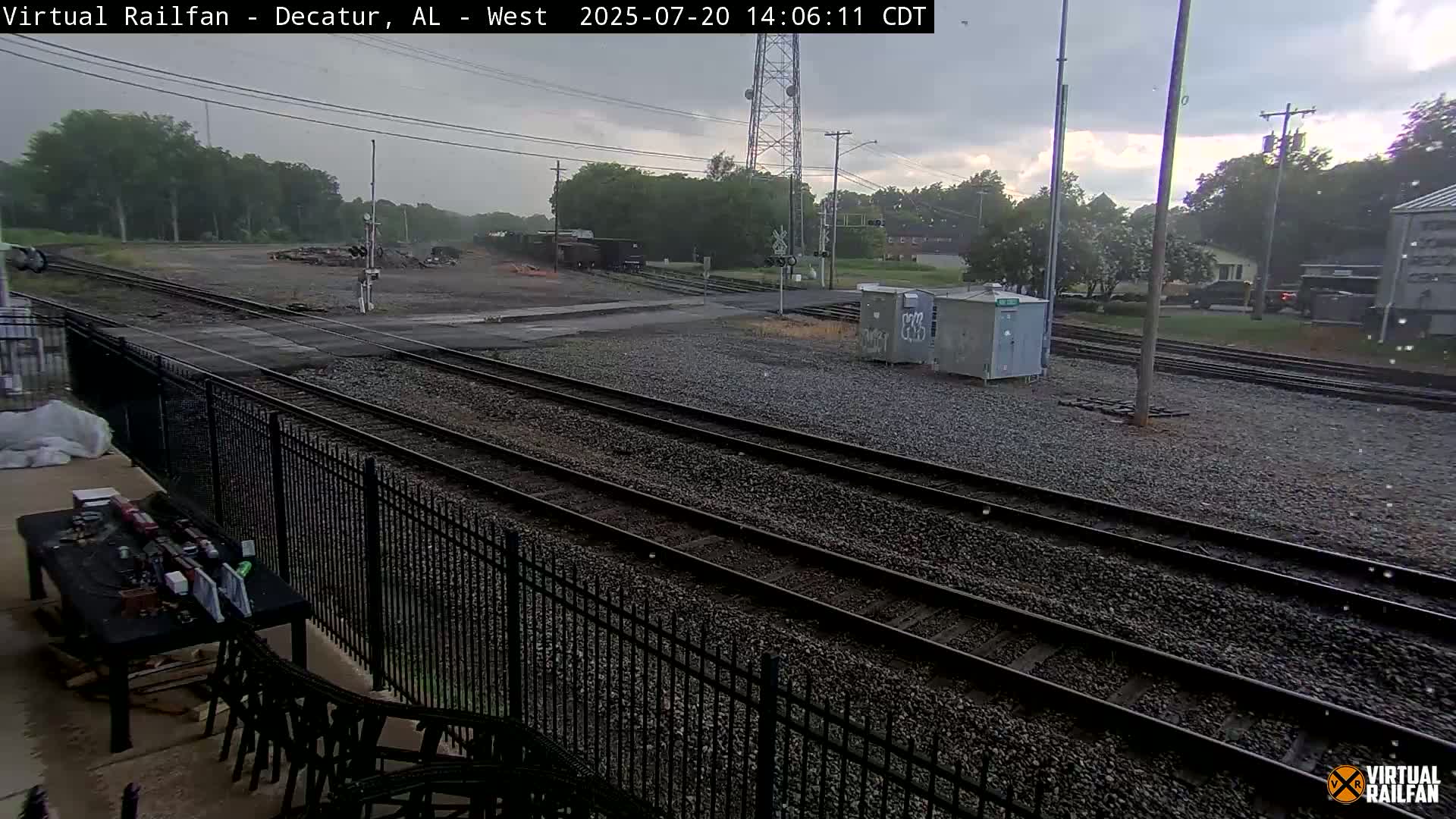 Decatur Nortfolk Southern Railway Depot Junction Live Cam - Decatur, Morgan, Alabama, USA