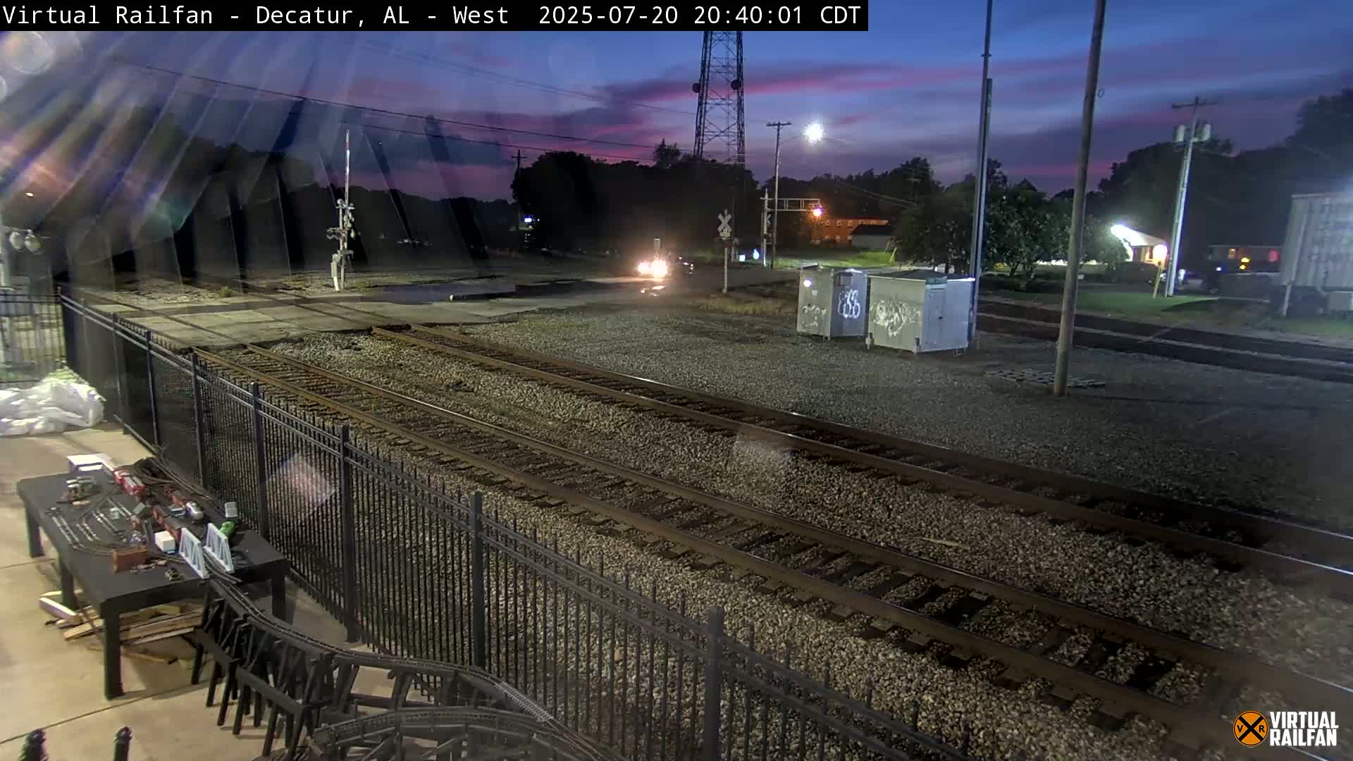 Decatur Nortfolk Southern Railway Depot Junction Live Cam - Decatur, Morgan, Alabama, USA