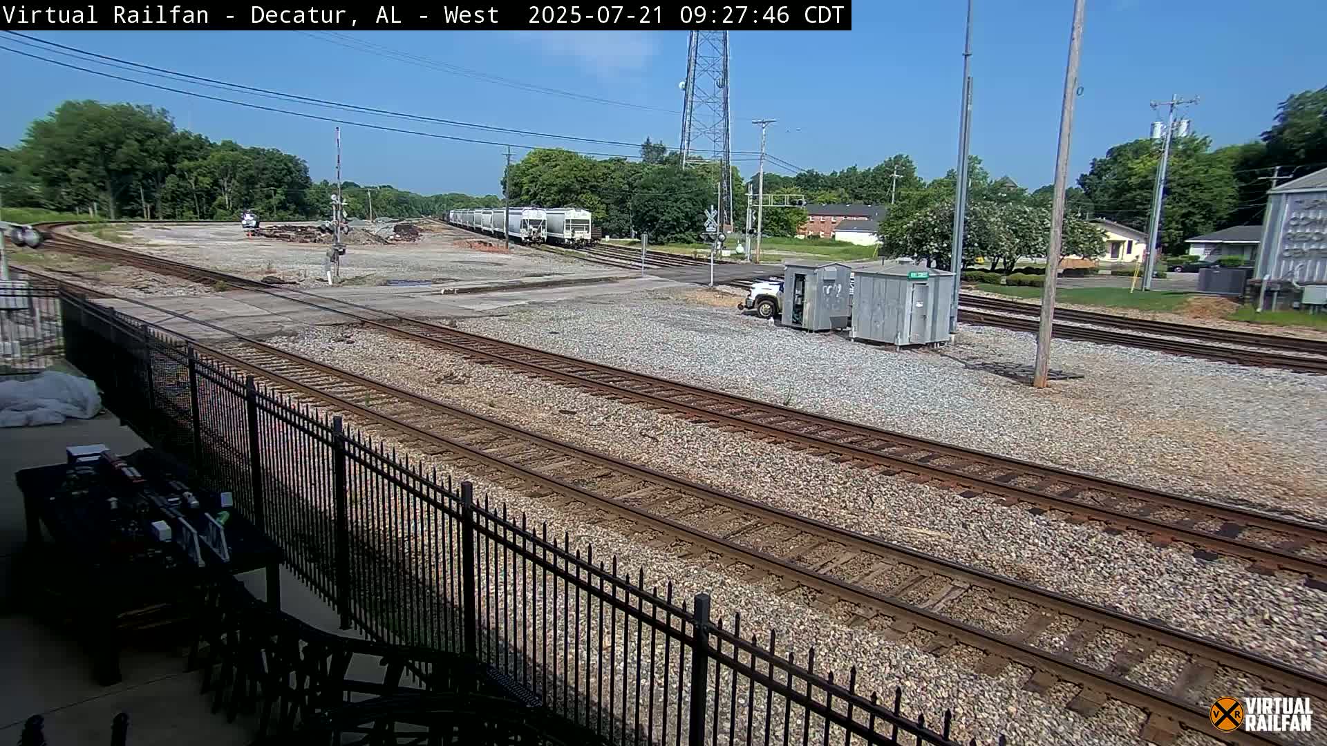 Decatur Nortfolk Southern Railway Depot Junction Live Cam - Decatur, Morgan, Alabama, USA