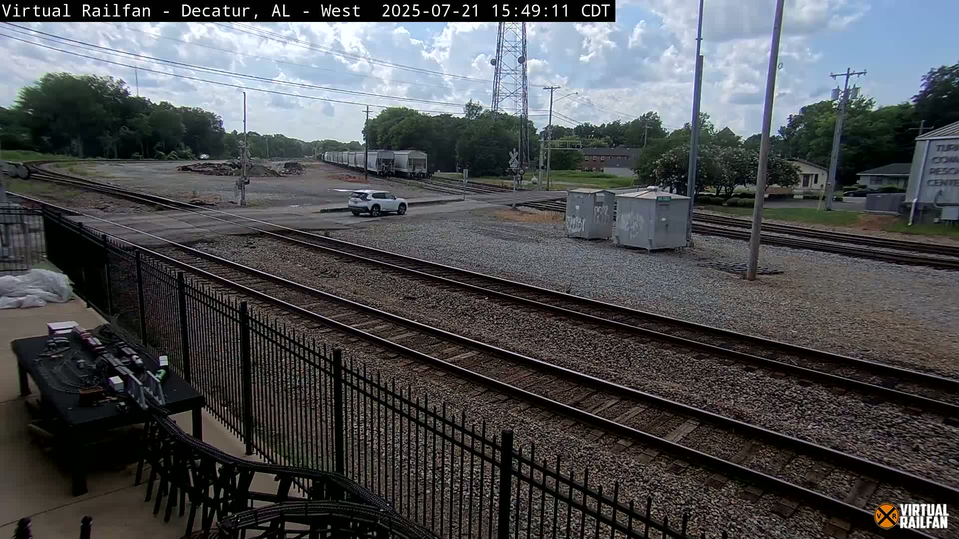 Decatur Nortfolk Southern Railway Depot Junction Live Cam - Decatur, Morgan, Alabama, USA
