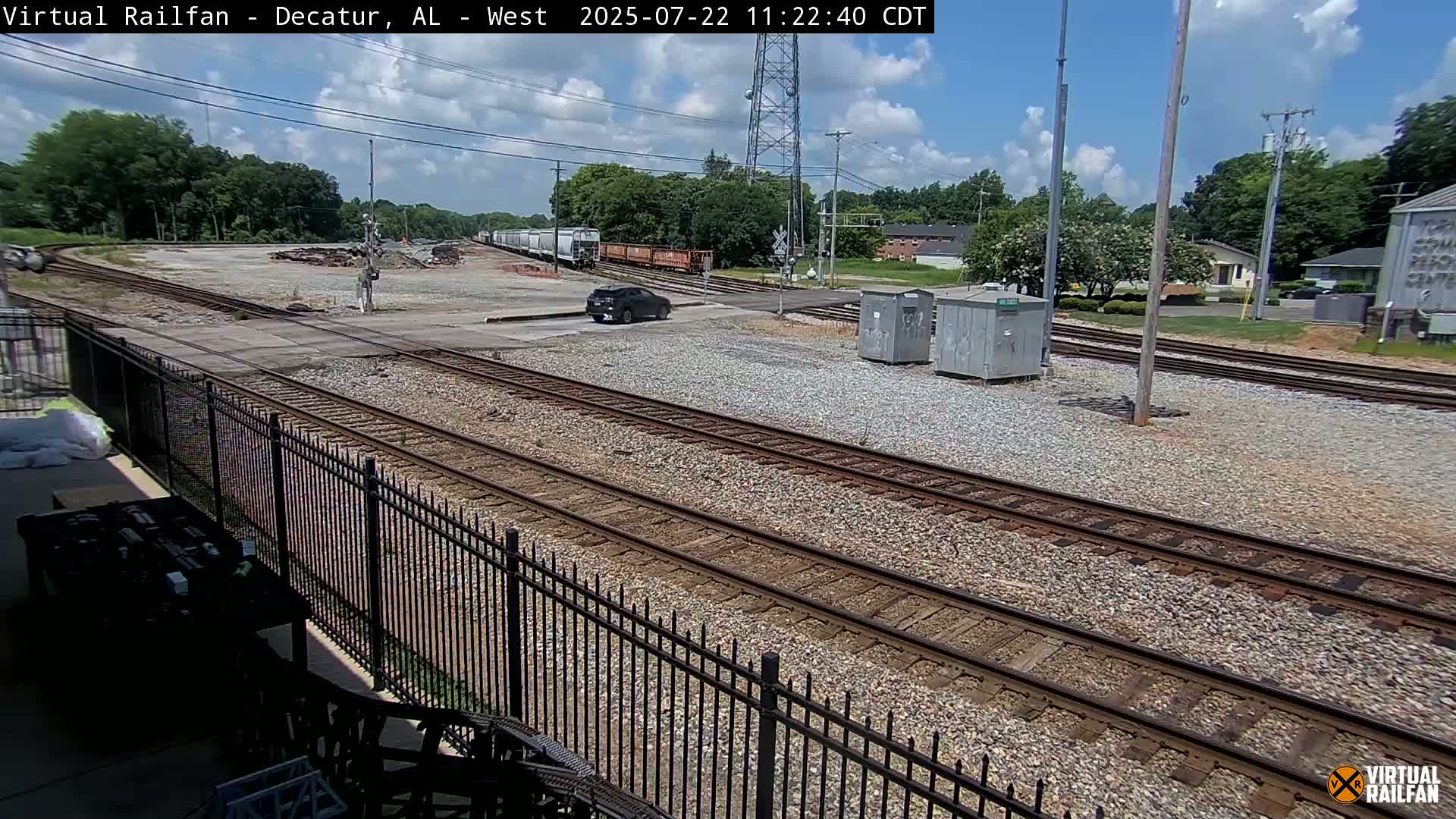 Decatur Nortfolk Southern Railway Depot Junction Live Cam - Decatur, Morgan, Alabama, USA