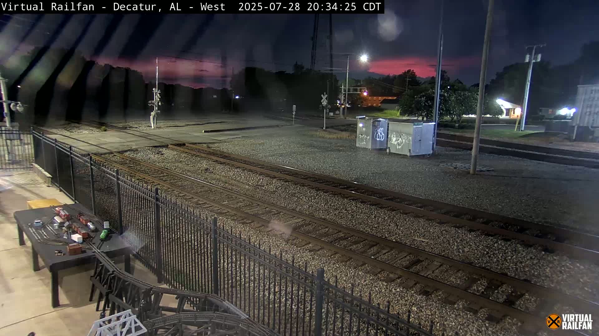 Decatur Nortfolk Southern Railway Depot Junction Live Cam - Decatur, Morgan, Alabama, USA
