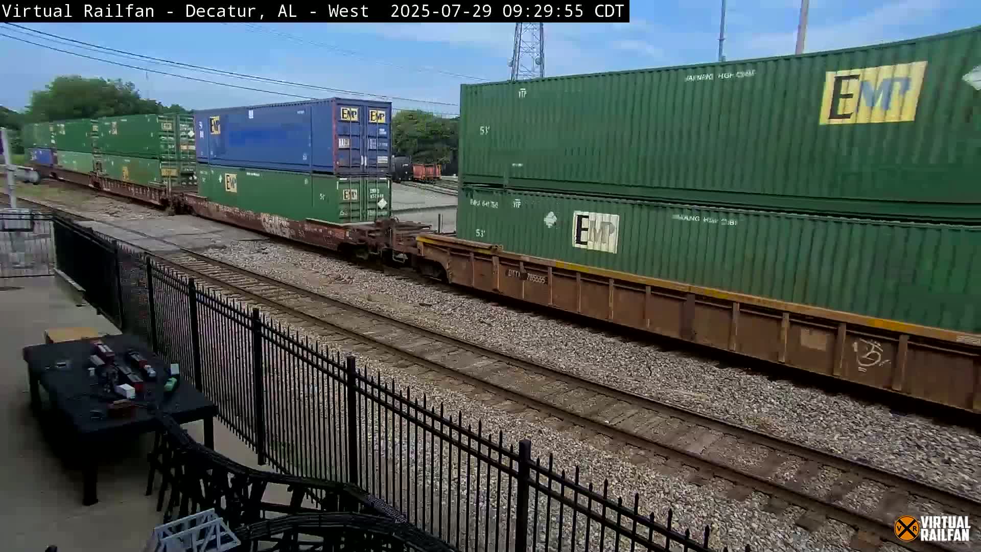 Decatur Nortfolk Southern Railway Depot Junction Live Cam - Decatur, Morgan, Alabama, USA