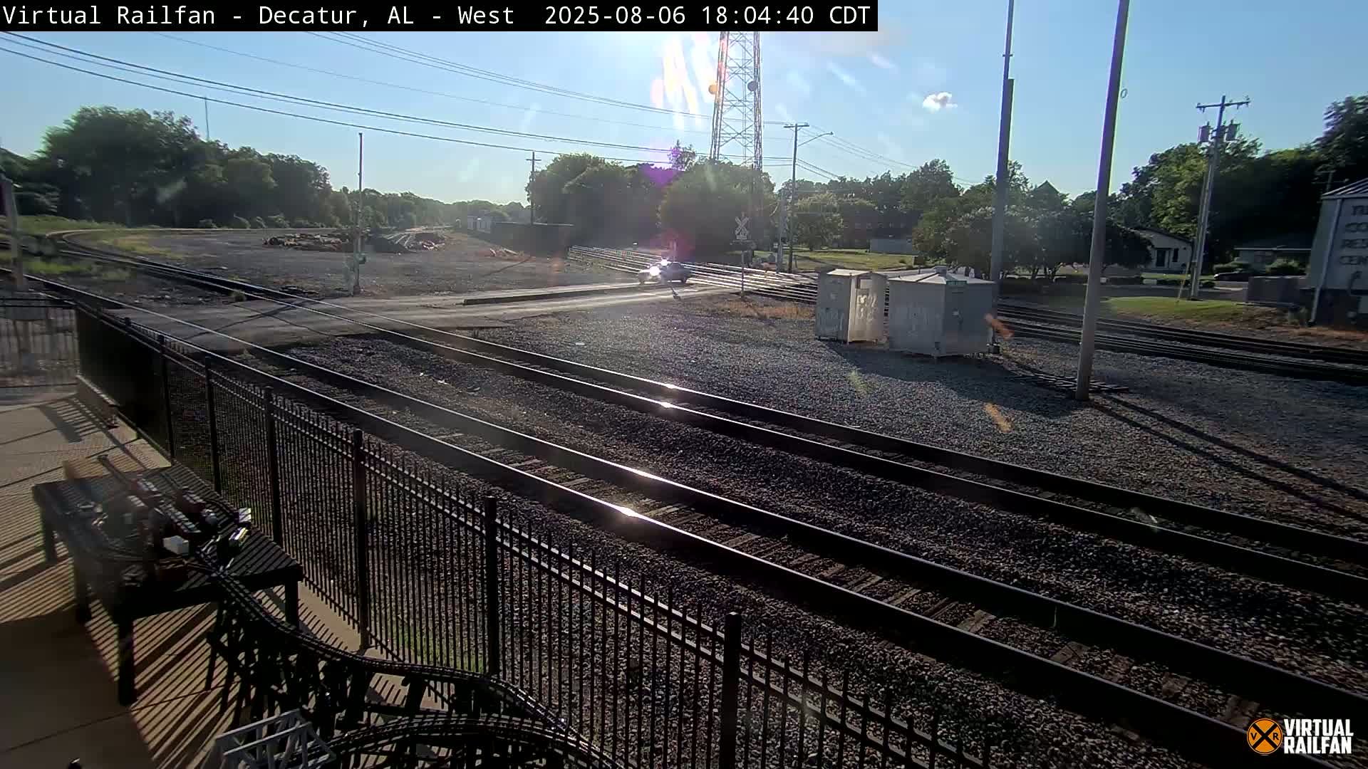 Decatur Nortfolk Southern Railway Depot Junction Live Cam - Decatur, Morgan, Alabama, USA