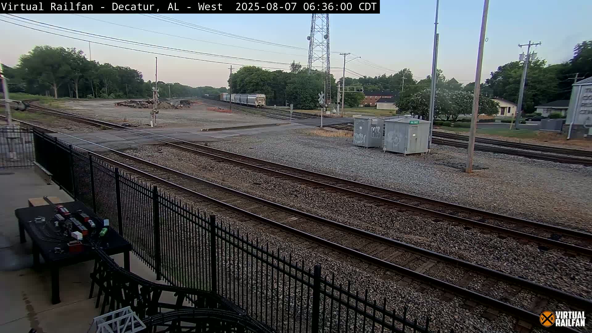 Decatur Nortfolk Southern Railway Depot Junction Live Cam - Decatur, Morgan, Alabama, USA