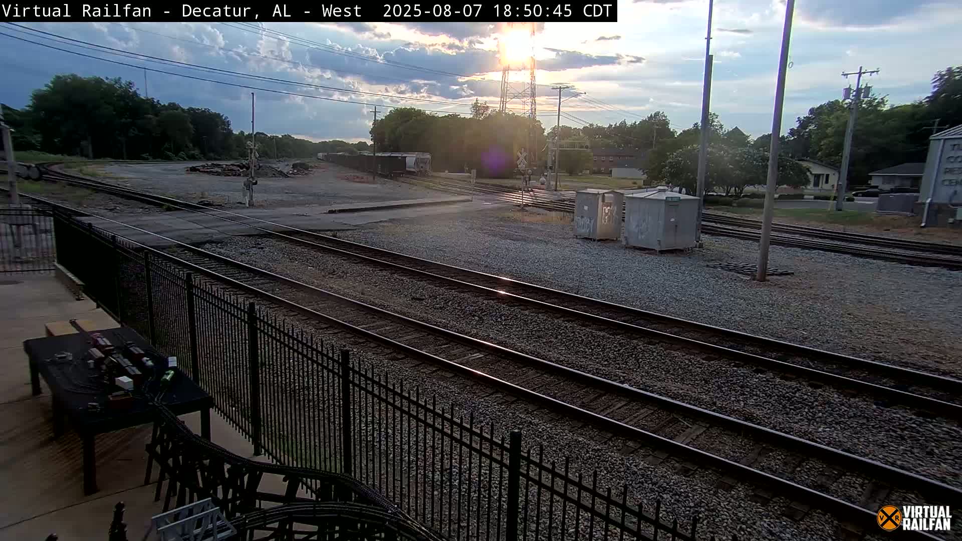Decatur Nortfolk Southern Railway Depot Junction Live Cam - Decatur, Morgan, Alabama, USA