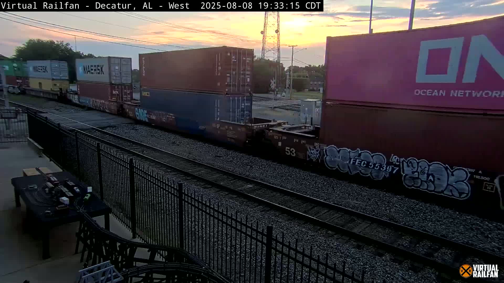 Decatur Nortfolk Southern Railway Depot Junction Live Cam - Decatur, Morgan, Alabama, USA