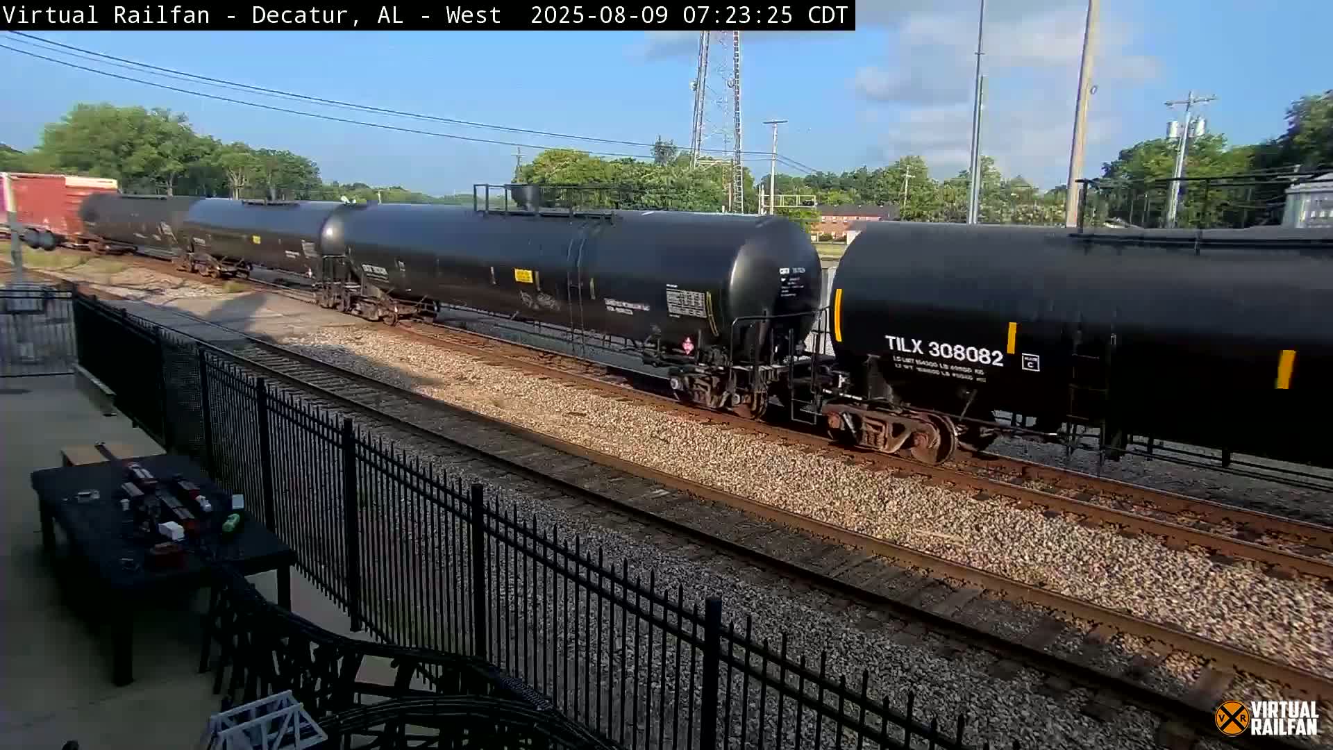 Decatur Nortfolk Southern Railway Depot Junction Live Cam - Decatur, Morgan, Alabama, USA