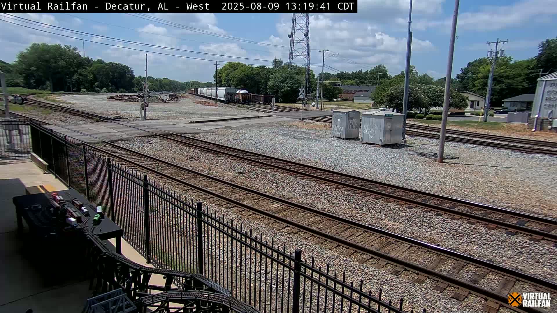 Decatur Nortfolk Southern Railway Depot Junction Live Cam - Decatur, Morgan, Alabama, USA