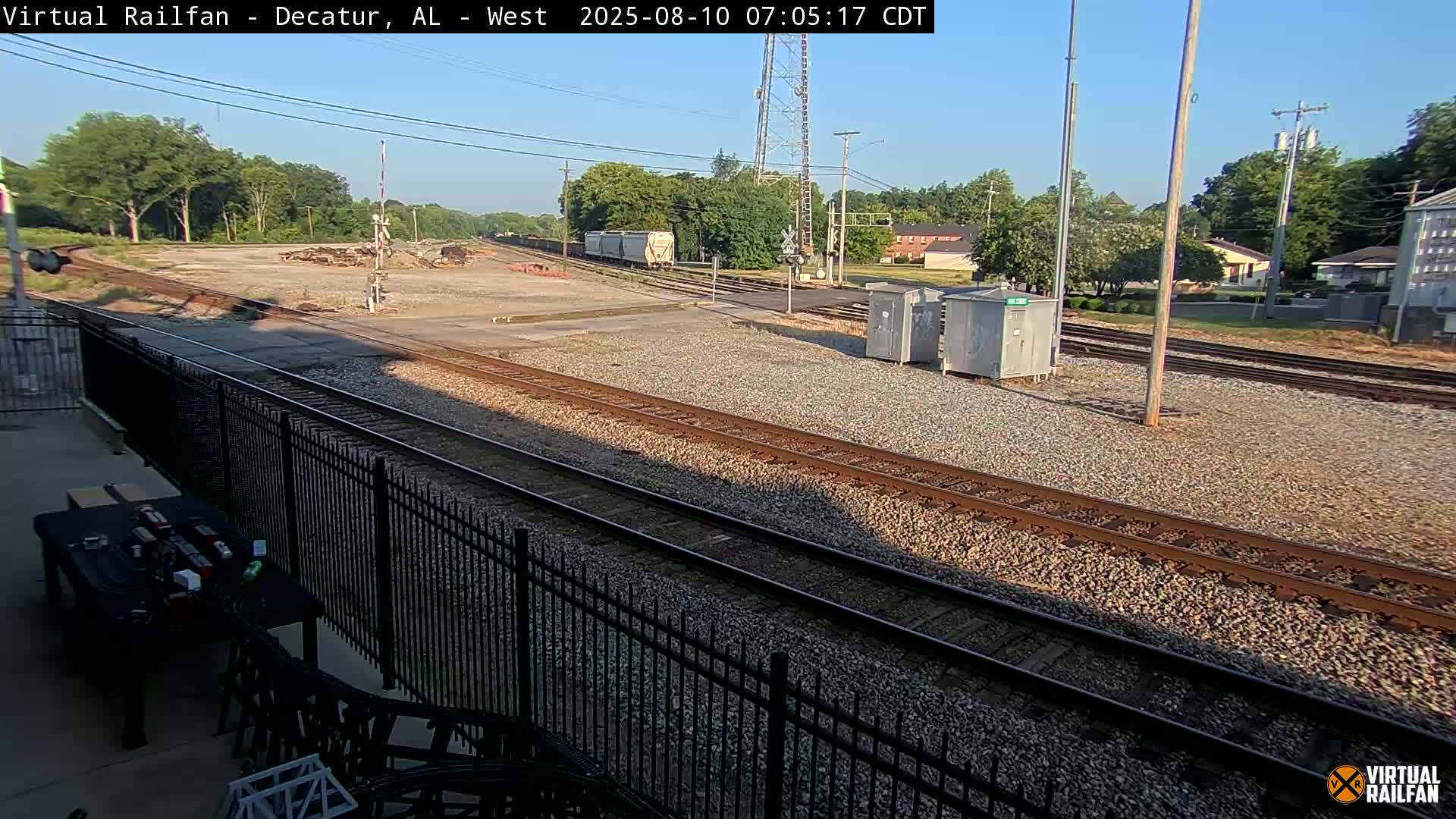 Decatur Nortfolk Southern Railway Depot Junction Live Cam - Decatur, Morgan, Alabama, USA