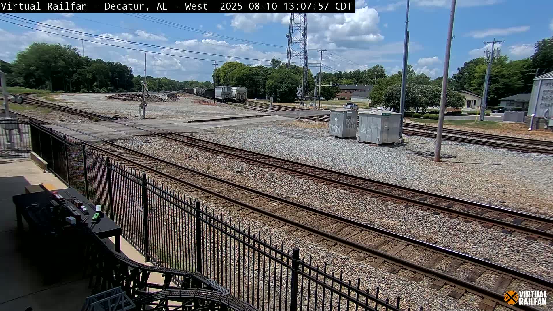 Decatur Nortfolk Southern Railway Depot Junction Live Cam - Decatur, Morgan, Alabama, USA