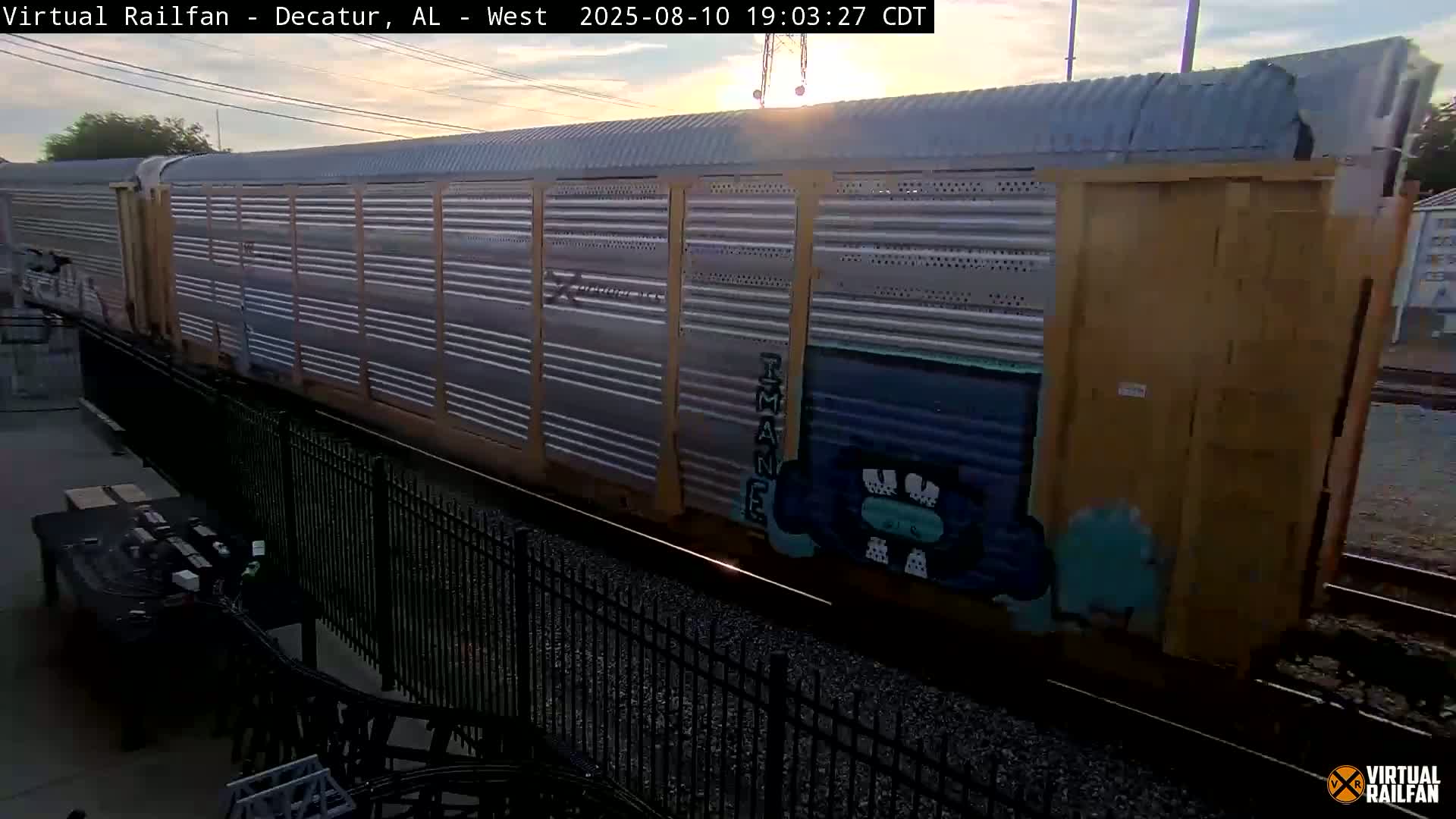 Decatur Nortfolk Southern Railway Depot Junction Live Cam - Decatur, Morgan, Alabama, USA