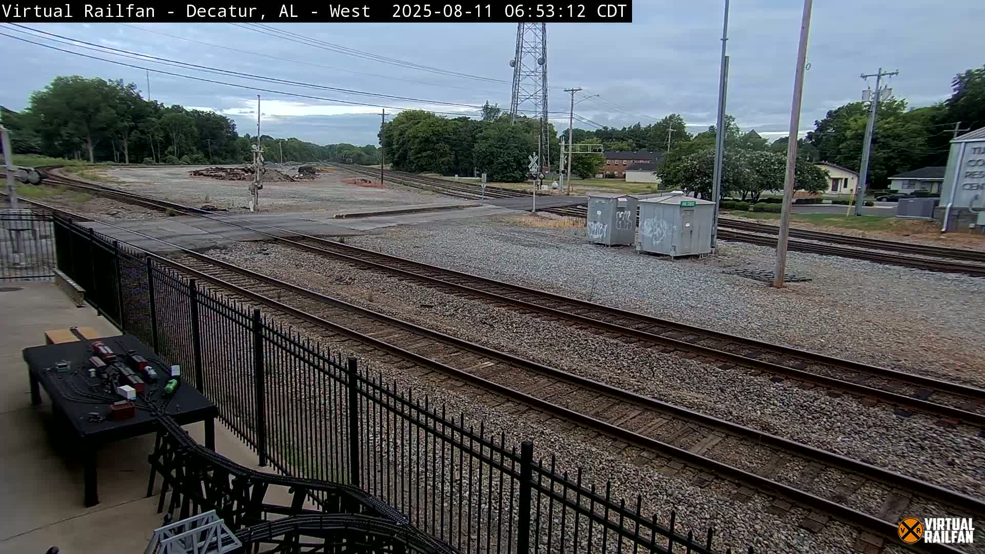 Decatur Nortfolk Southern Railway Depot Junction Live Cam - Decatur, Morgan, Alabama, USA