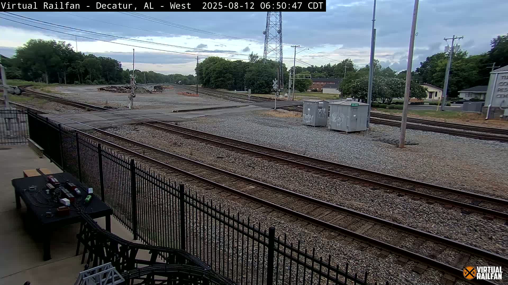 Decatur Nortfolk Southern Railway Depot Junction Live Cam - Decatur, Morgan, Alabama, USA
