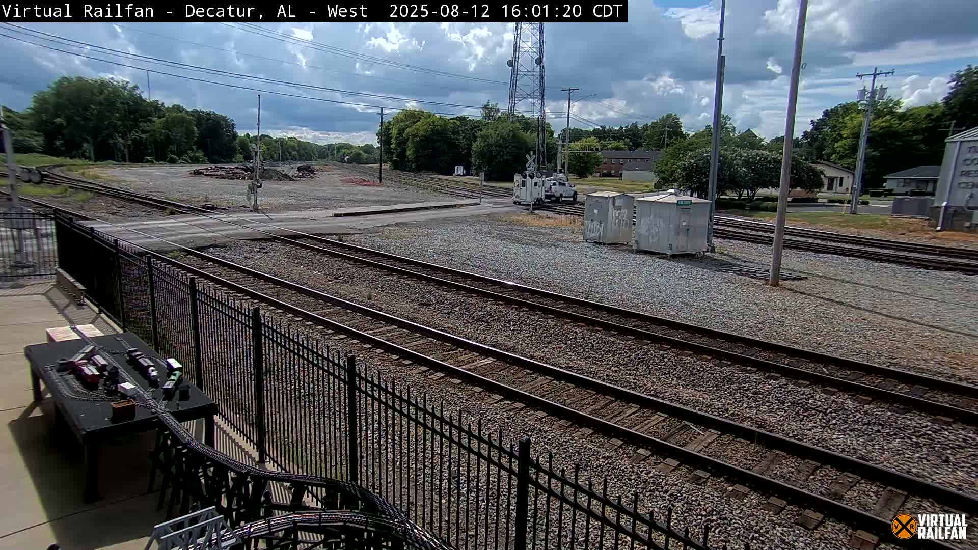 Decatur Nortfolk Southern Railway Depot Junction Live Cam - Decatur, Morgan, Alabama, USA