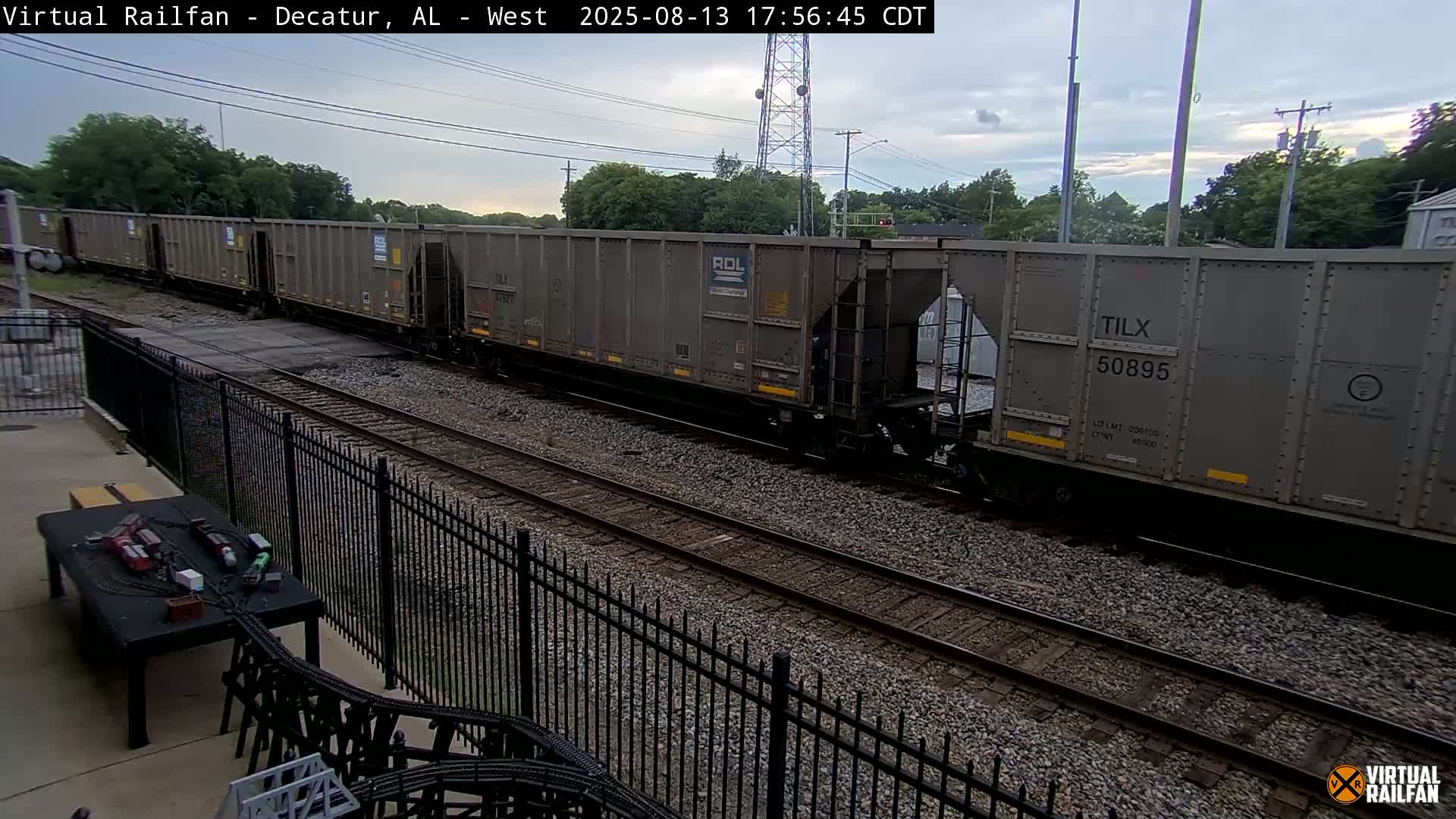Decatur Nortfolk Southern Railway Depot Junction Live Cam - Decatur, Morgan, Alabama, USA