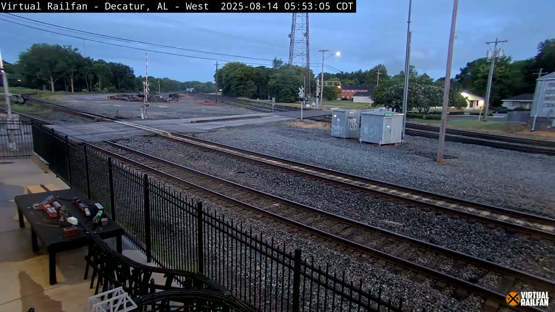 Decatur Nortfolk Southern Railway Depot Junction Live Cam - Decatur, Morgan, Alabama, USA
