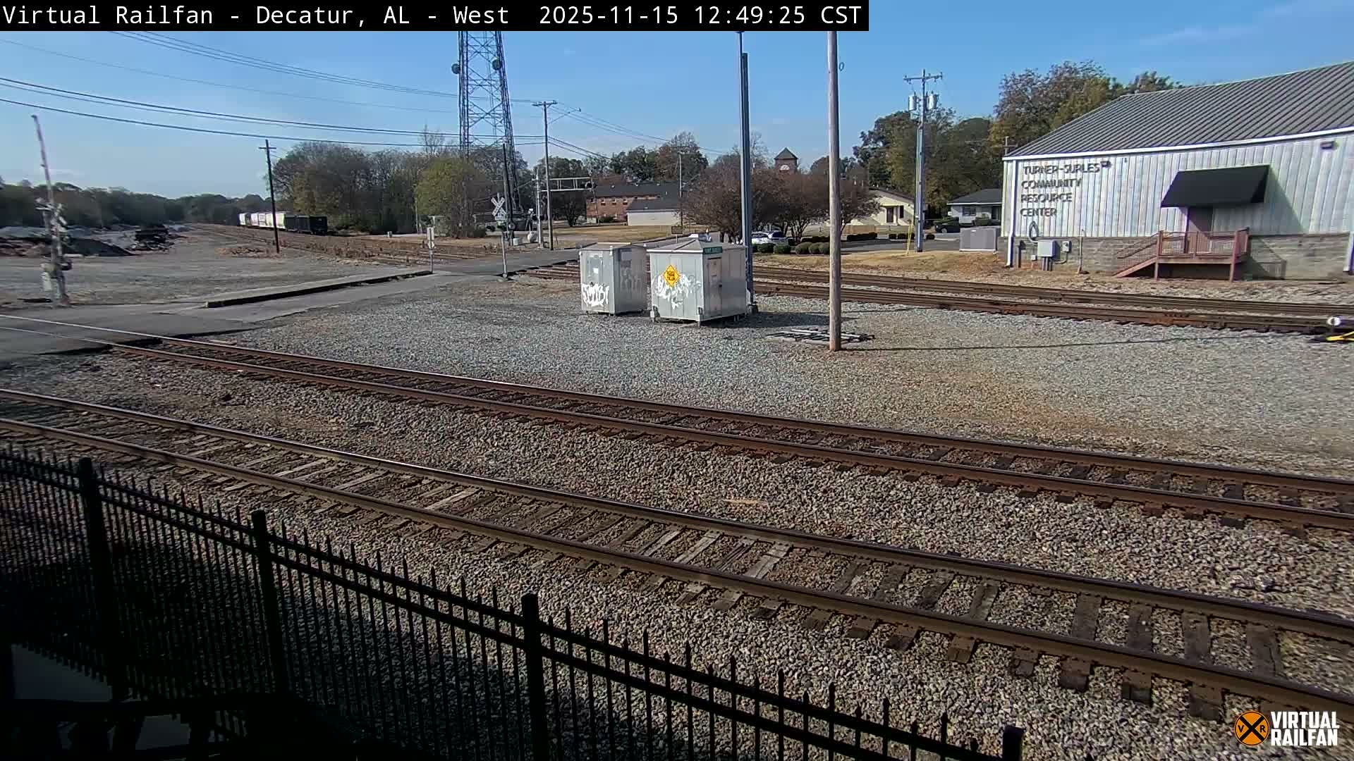 Decatur Nortfolk Southern Railway Depot Junction Live Cam - Decatur, Morgan, Alabama, USA