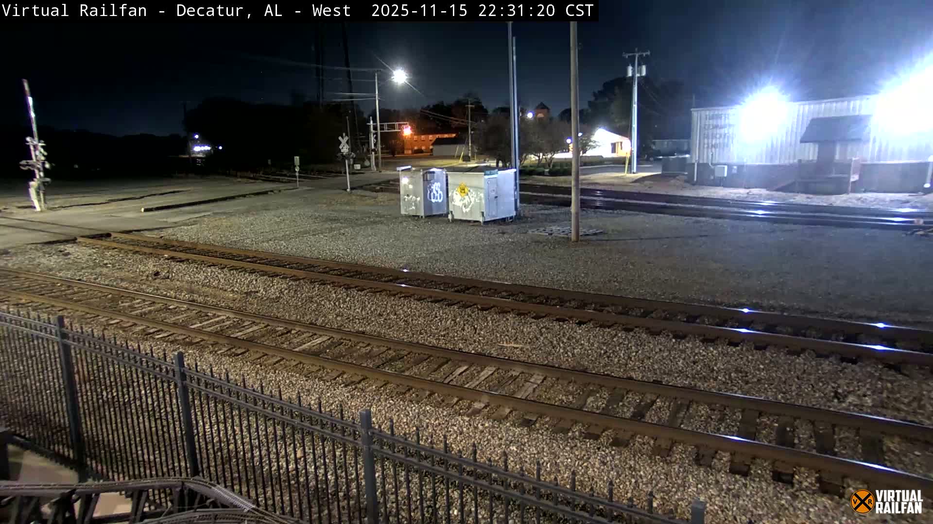 Decatur Nortfolk Southern Railway Depot Junction Live Cam - Decatur, Morgan, Alabama, USA