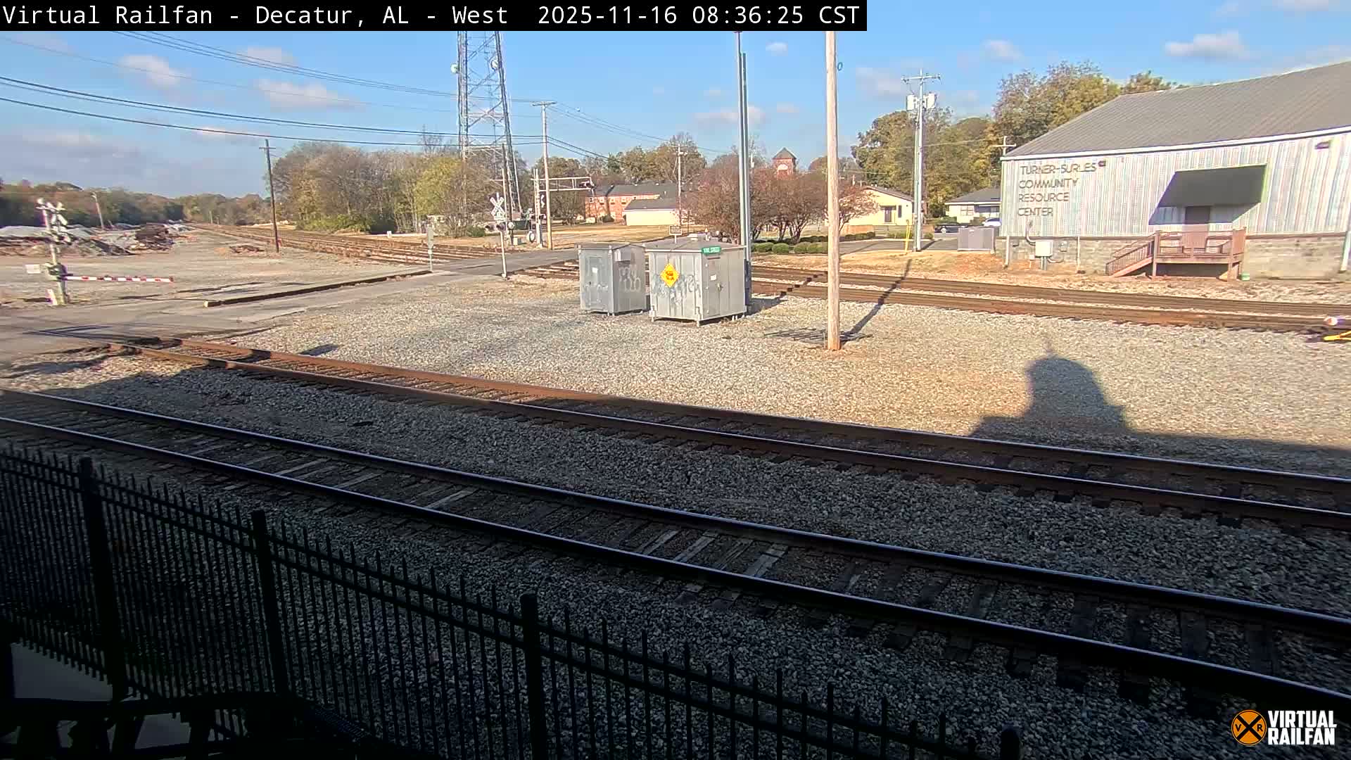 Decatur Nortfolk Southern Railway Depot Junction Live Cam - Decatur, Morgan, Alabama, USA