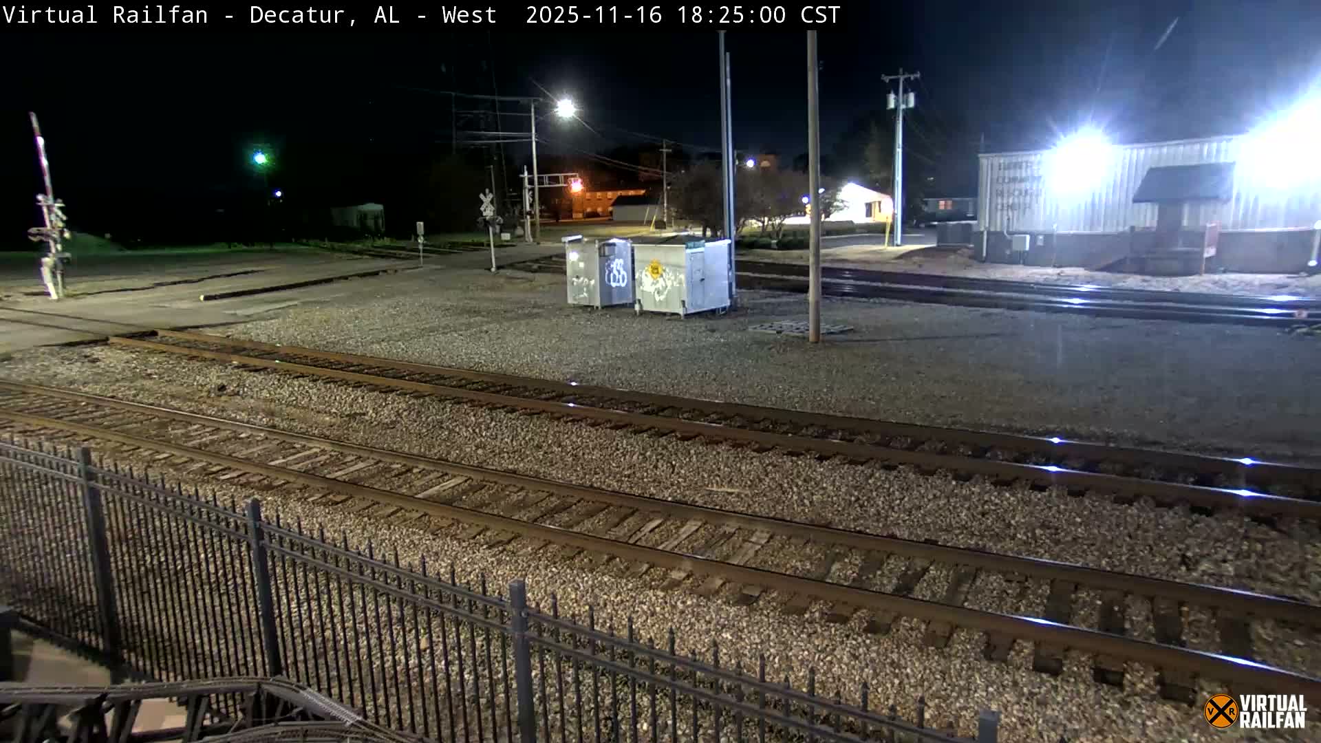 Decatur Nortfolk Southern Railway Depot Junction Live Cam - Decatur, Morgan, Alabama, USA