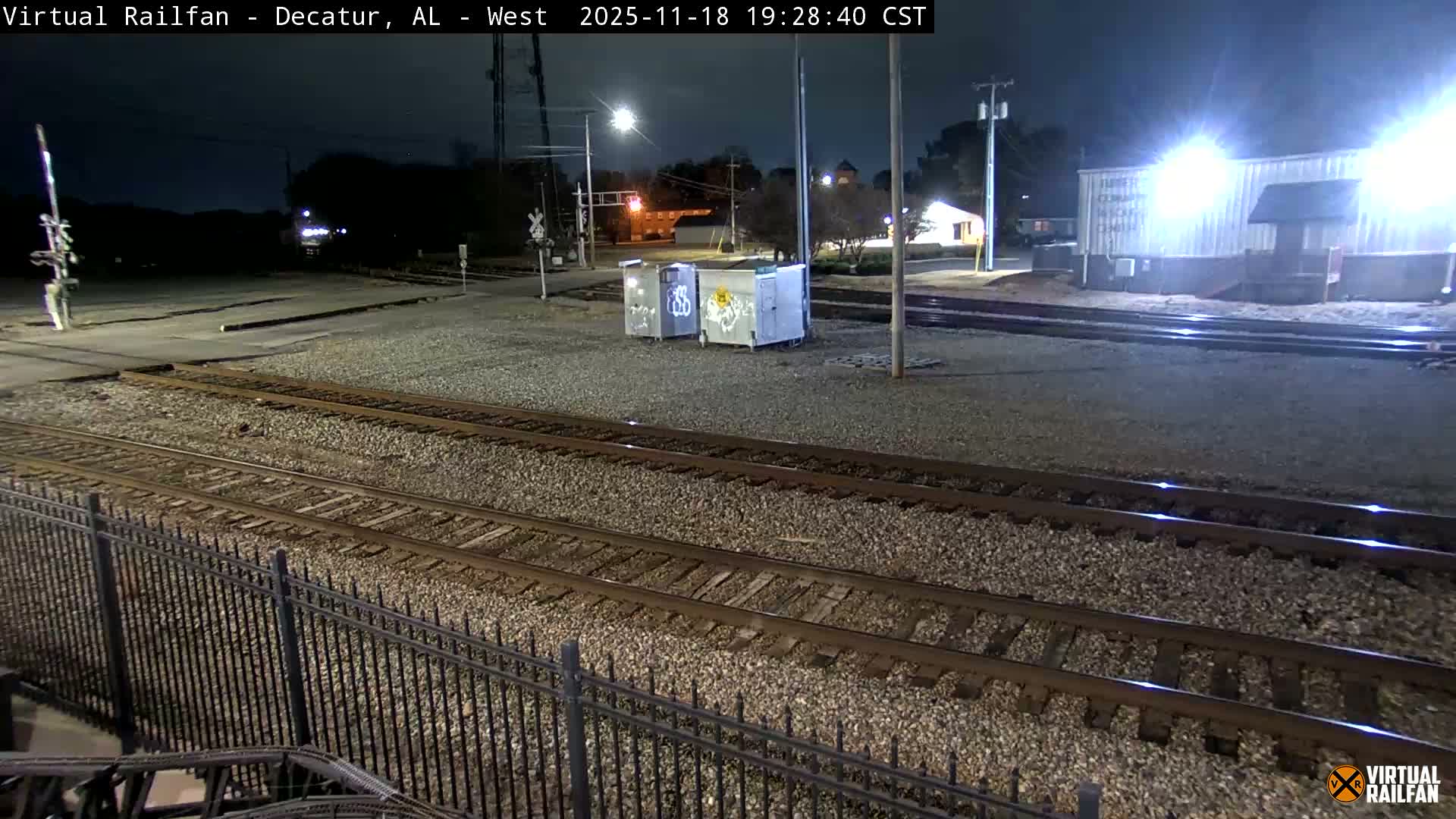 Decatur Nortfolk Southern Railway Depot Junction Live Cam - Decatur, Morgan, Alabama, USA