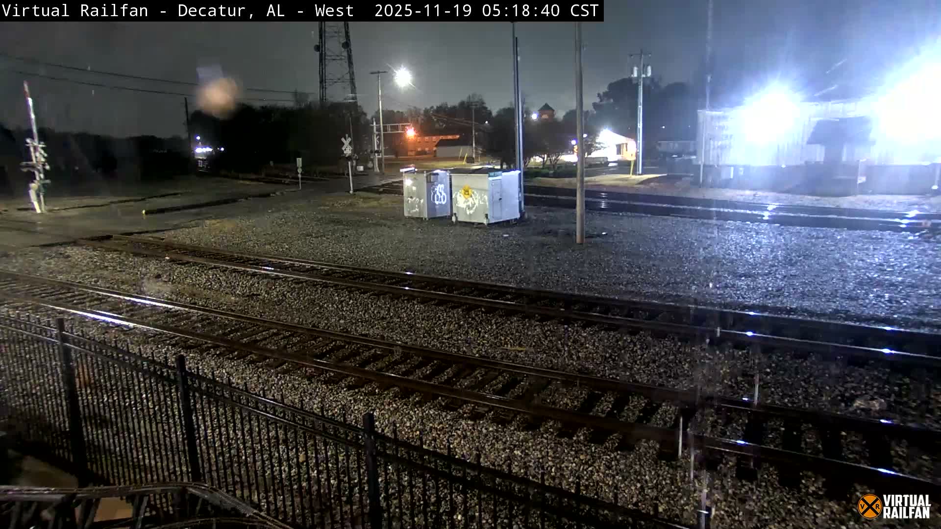 Decatur Nortfolk Southern Railway Depot Junction Live Cam - Decatur, Morgan, Alabama, USA