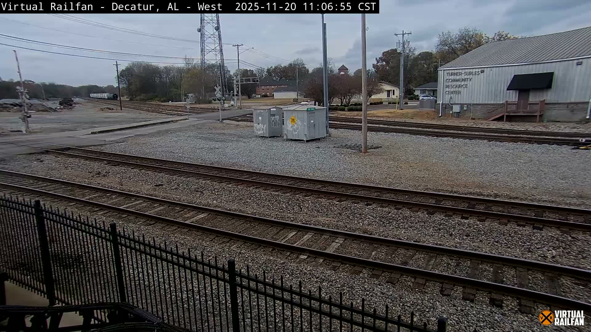 Decatur Nortfolk Southern Railway Depot Junction Live Cam - Decatur, Morgan, Alabama, USA