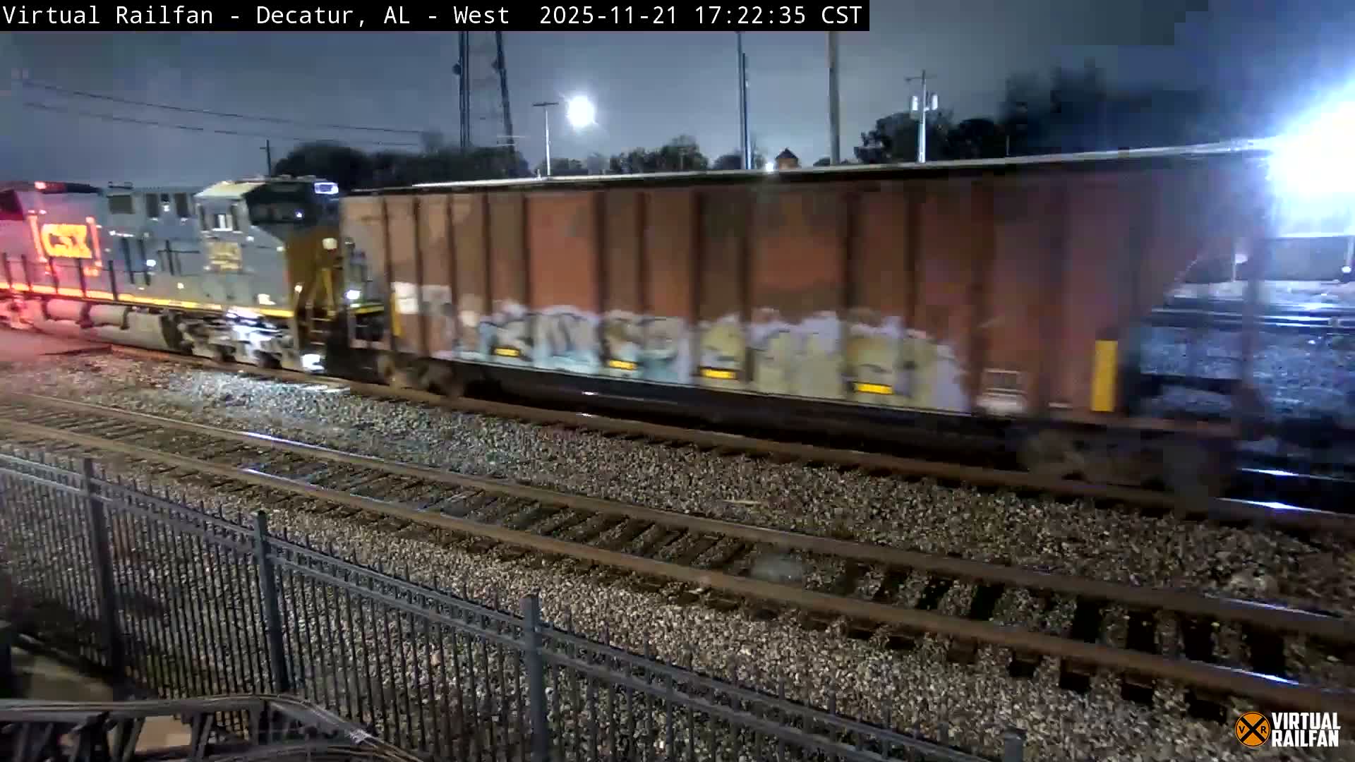 Decatur Nortfolk Southern Railway Depot Junction Live Cam - Decatur, Morgan, Alabama, USA