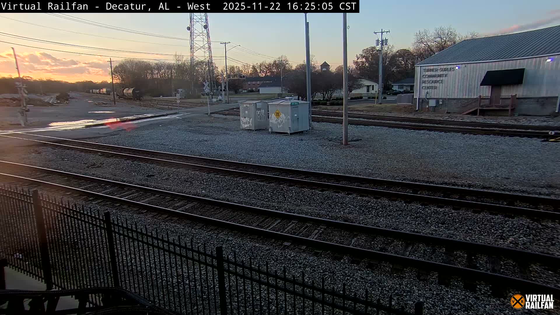 Decatur Nortfolk Southern Railway Depot Junction Live Cam - Decatur, Morgan, Alabama, USA