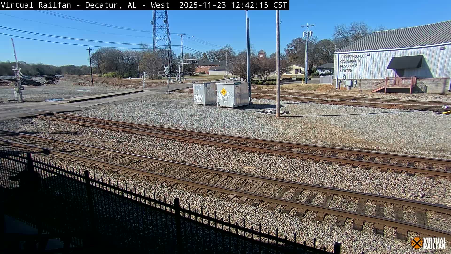 Decatur Nortfolk Southern Railway Depot Junction Live Cam - Decatur, Morgan, Alabama, USA