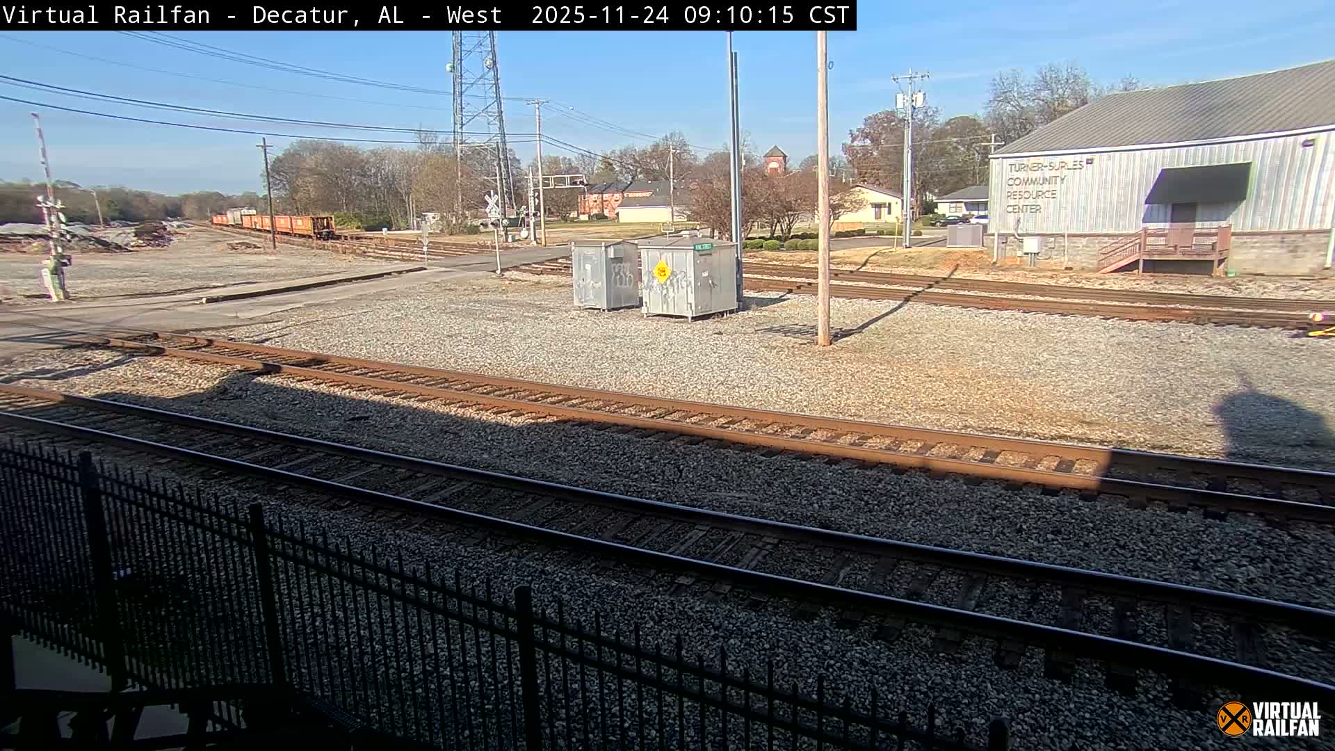 Decatur Nortfolk Southern Railway Depot Junction Live Cam - Decatur, Morgan, Alabama, USA