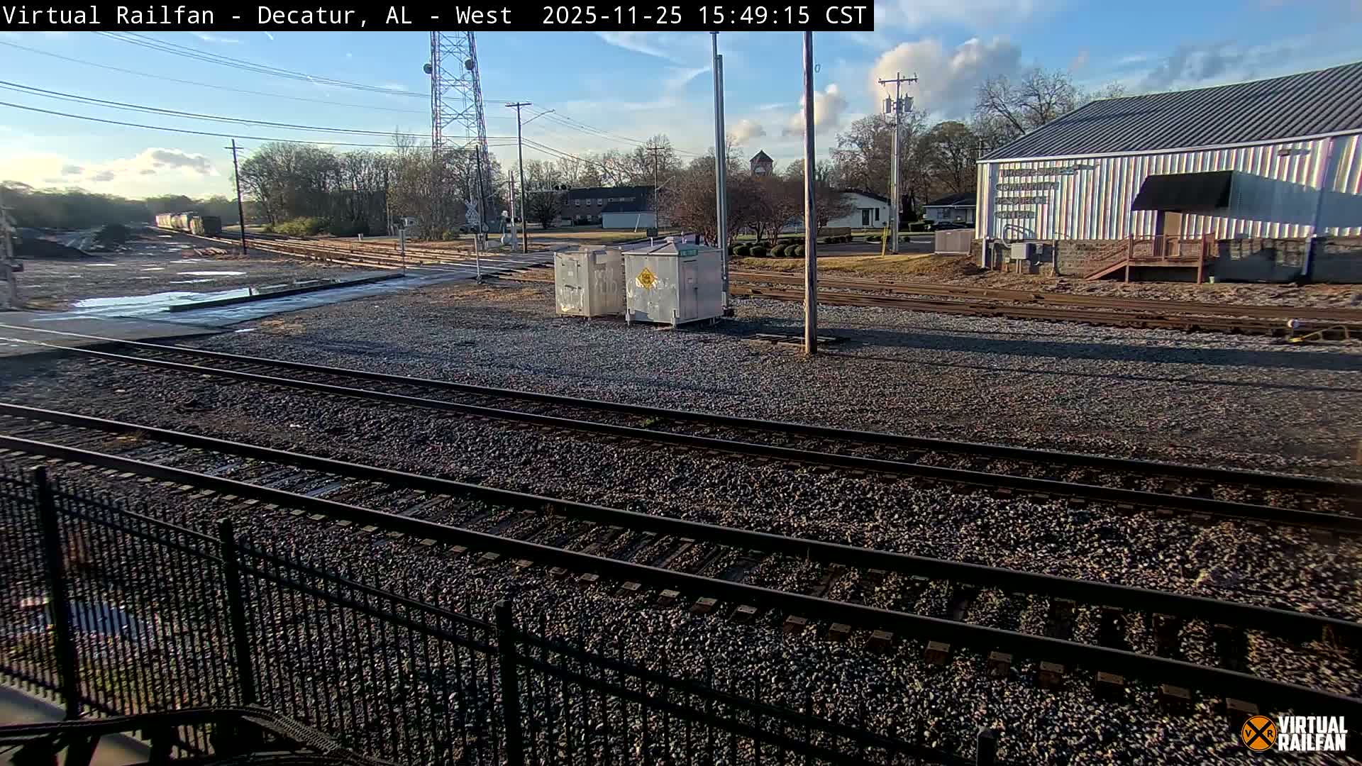 Decatur Nortfolk Southern Railway Depot Junction Live Cam - Decatur, Morgan, Alabama, USA