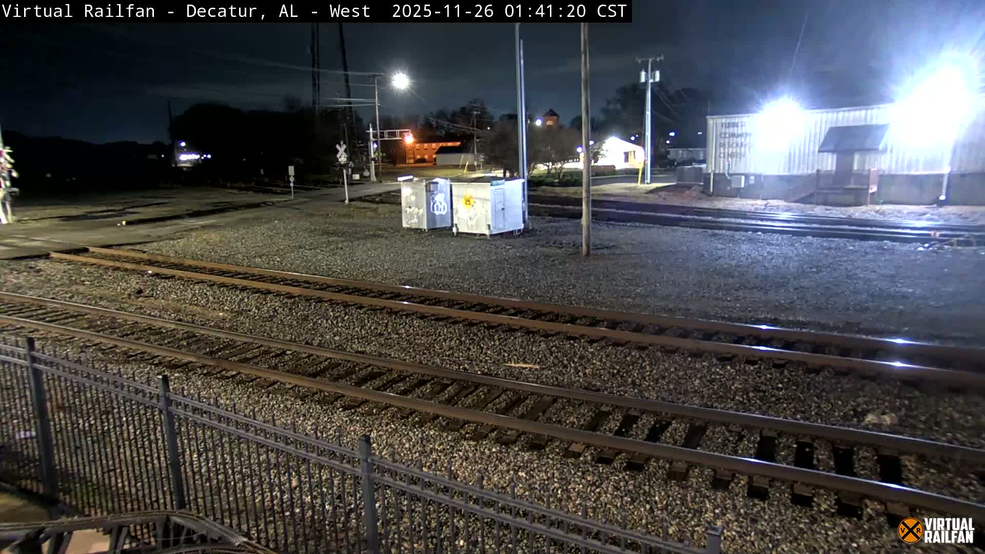 Decatur Nortfolk Southern Railway Depot Junction Live Cam - Decatur, Morgan, Alabama, USA