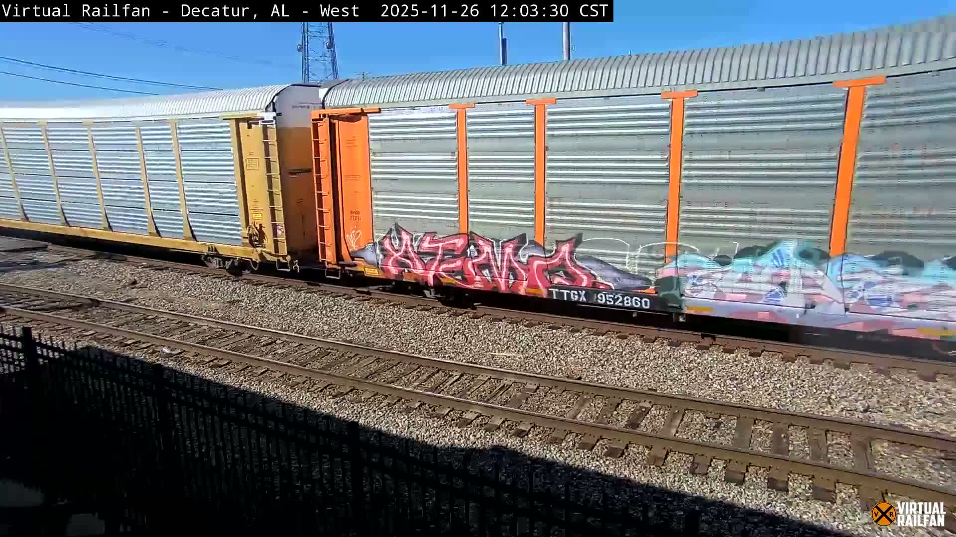 Decatur Nortfolk Southern Railway Depot Junction Live Cam - Decatur, Morgan, Alabama, USA