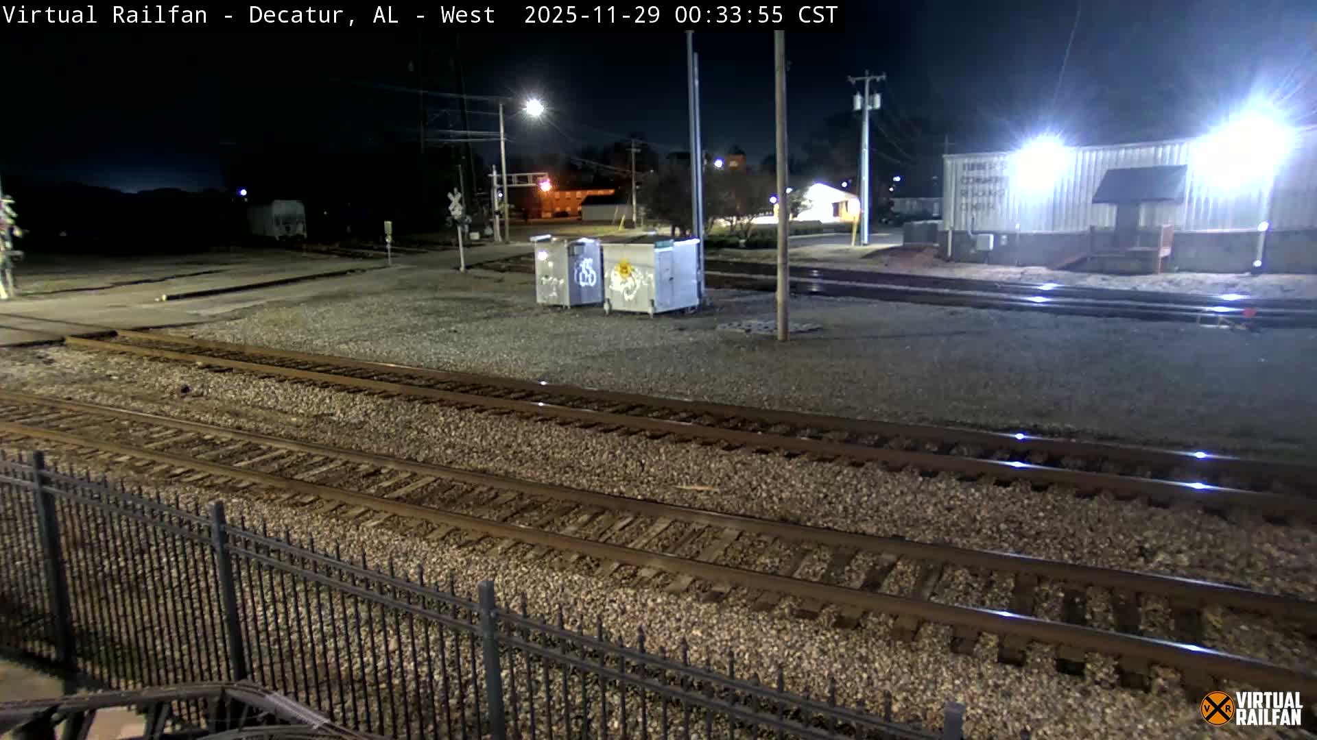 Decatur Nortfolk Southern Railway Depot Junction Live Cam - Decatur, Morgan, Alabama, USA
