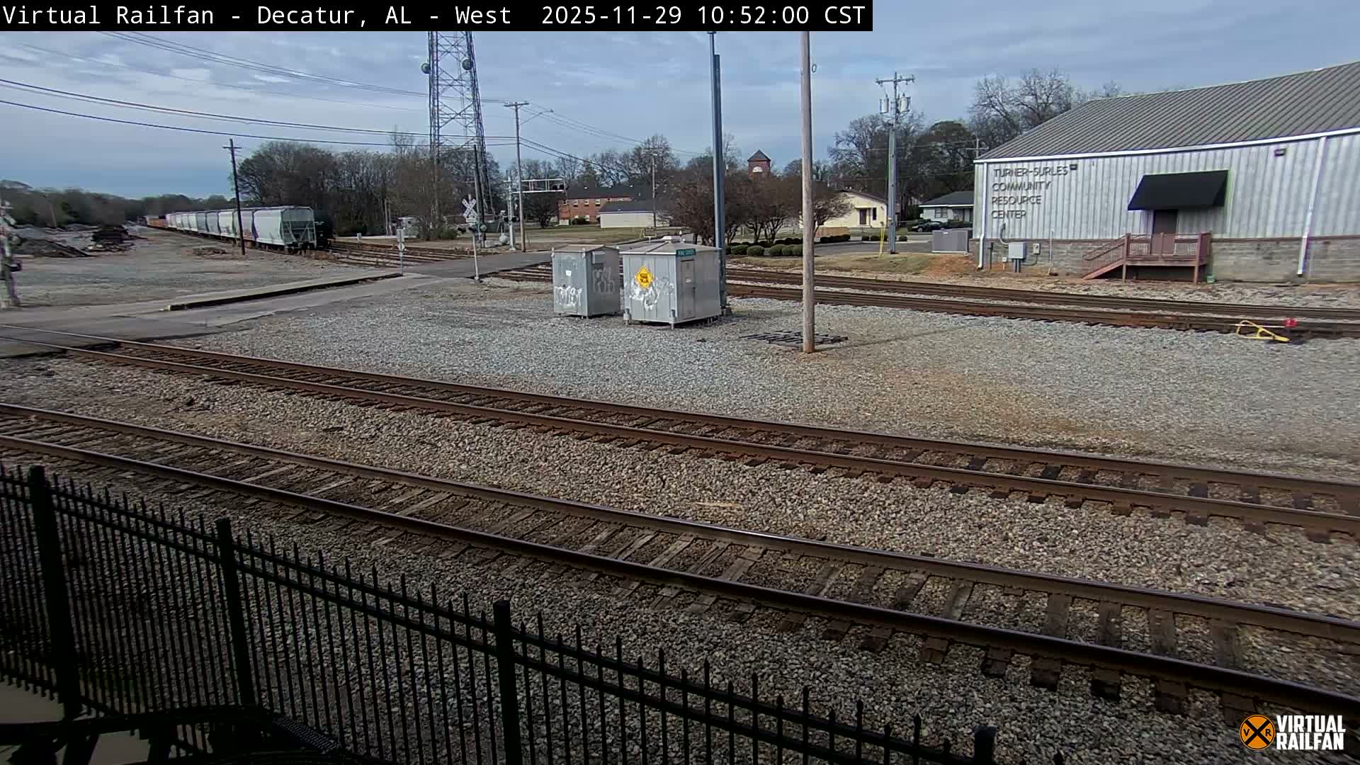 Decatur Nortfolk Southern Railway Depot Junction Live Cam - Decatur, Morgan, Alabama, USA