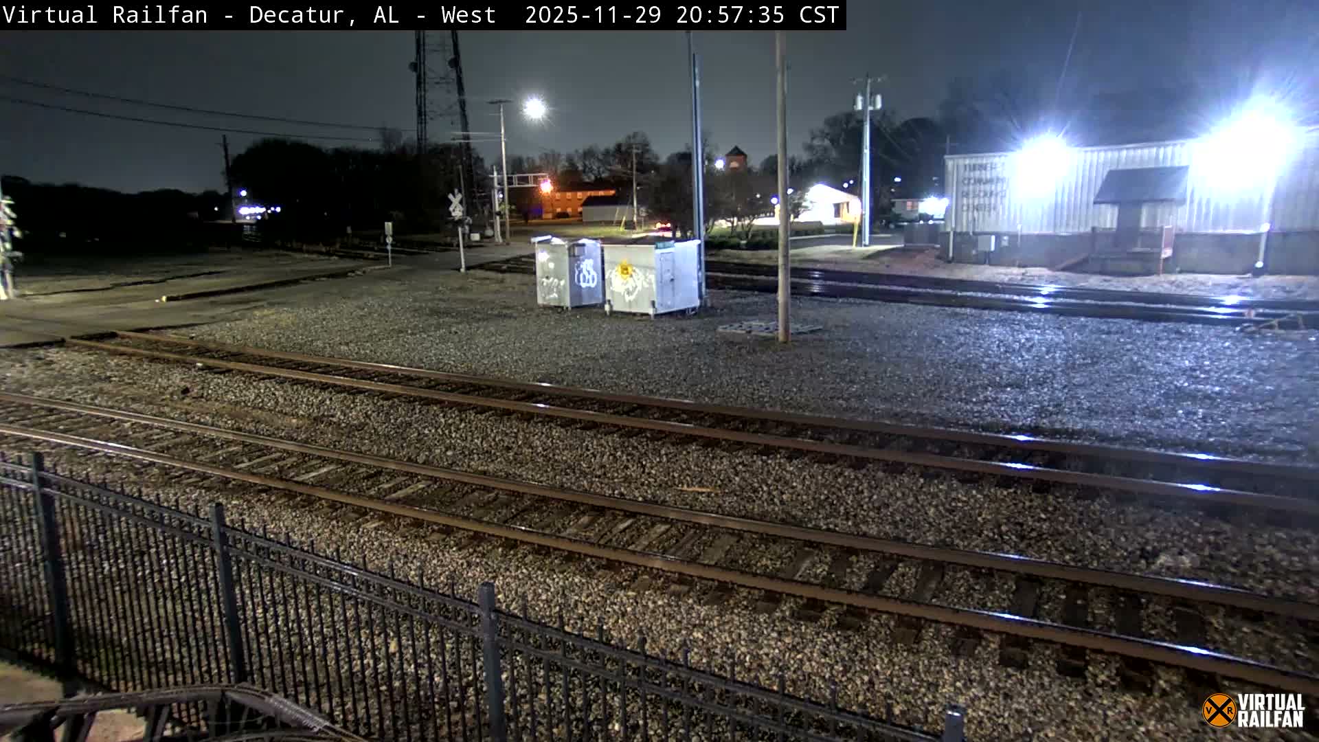 Decatur Nortfolk Southern Railway Depot Junction Live Cam - Decatur, Morgan, Alabama, USA