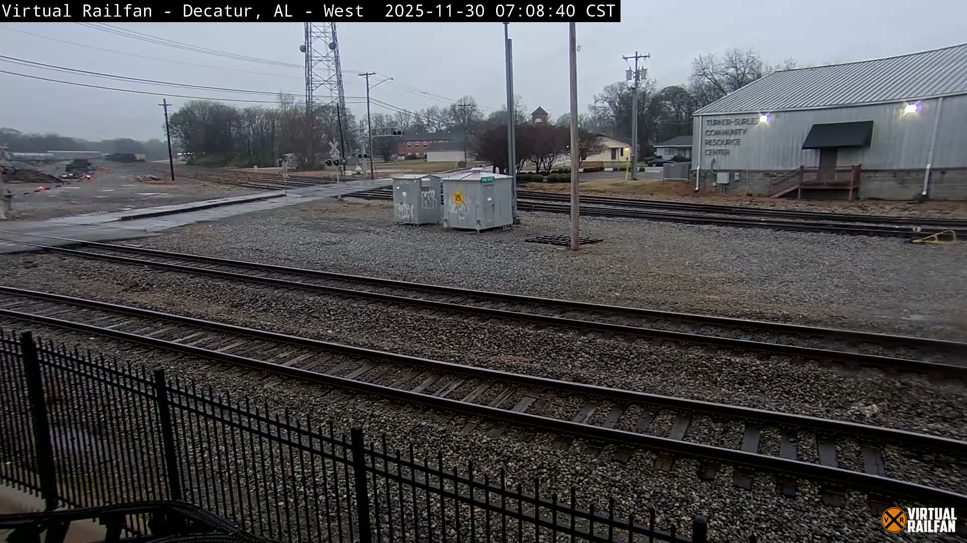 Decatur Nortfolk Southern Railway Depot Junction Live Cam - Decatur, Morgan, Alabama, USA