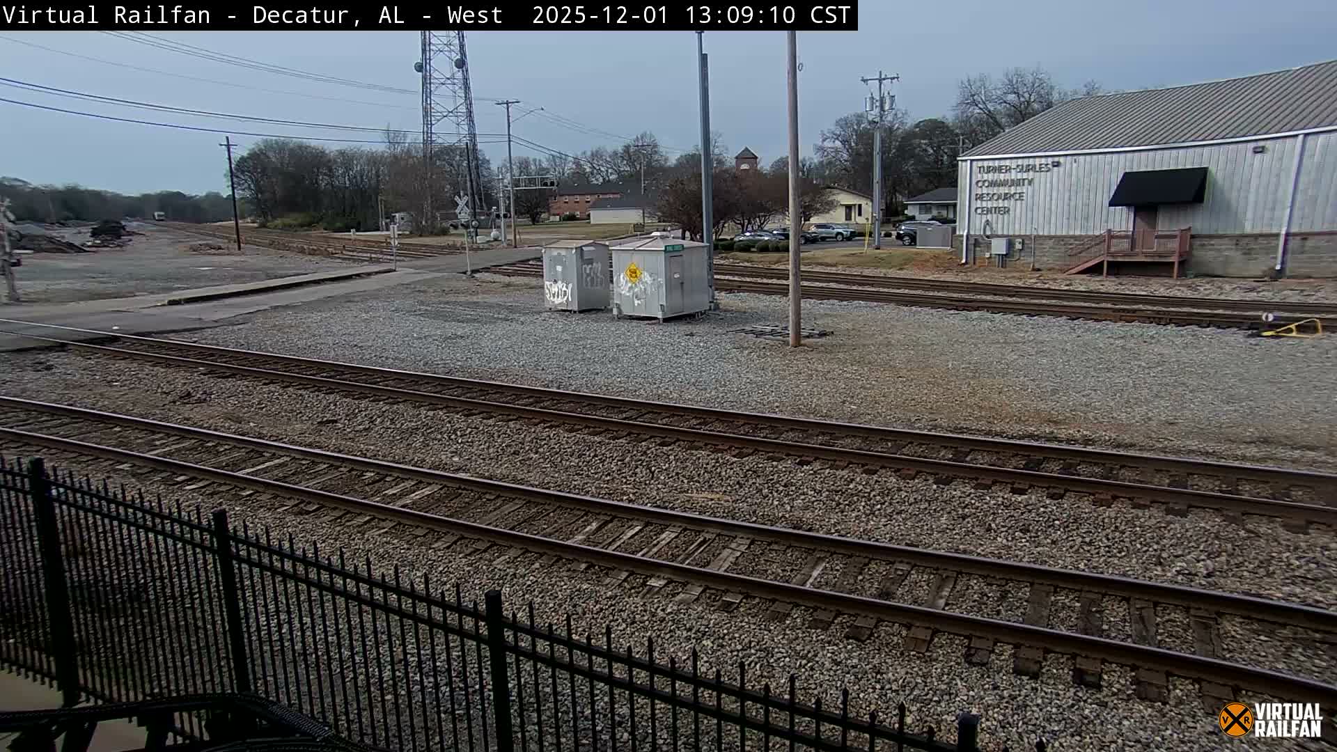 Decatur Nortfolk Southern Railway Depot Junction Live Cam - Decatur, Morgan, Alabama, USA
