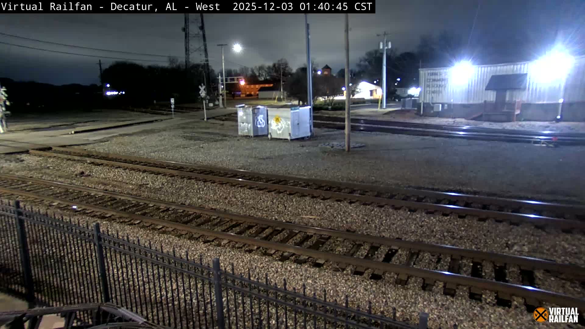 Decatur Nortfolk Southern Railway Depot Junction Live Cam - Decatur, Morgan, Alabama, USA