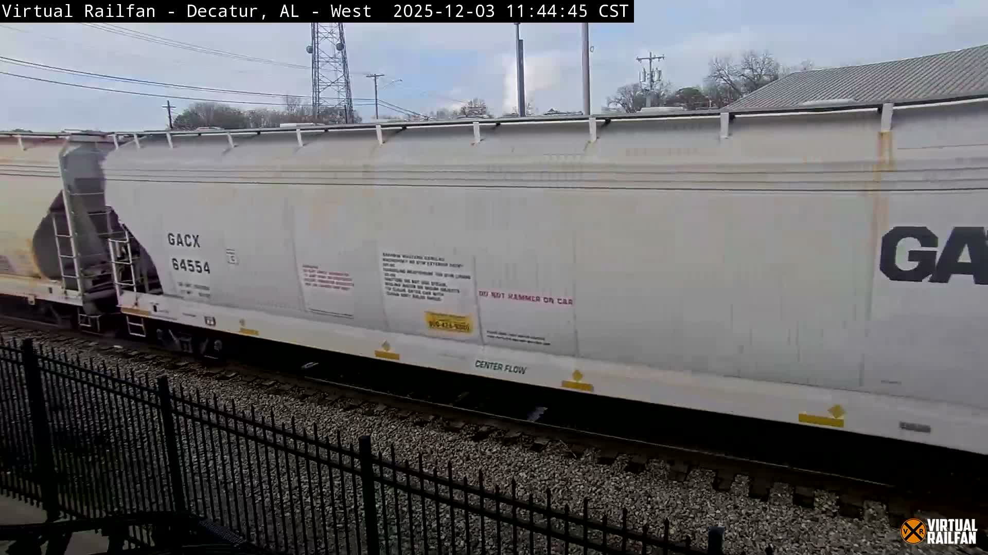 Decatur Nortfolk Southern Railway Depot Junction Live Cam - Decatur, Morgan, Alabama, USA