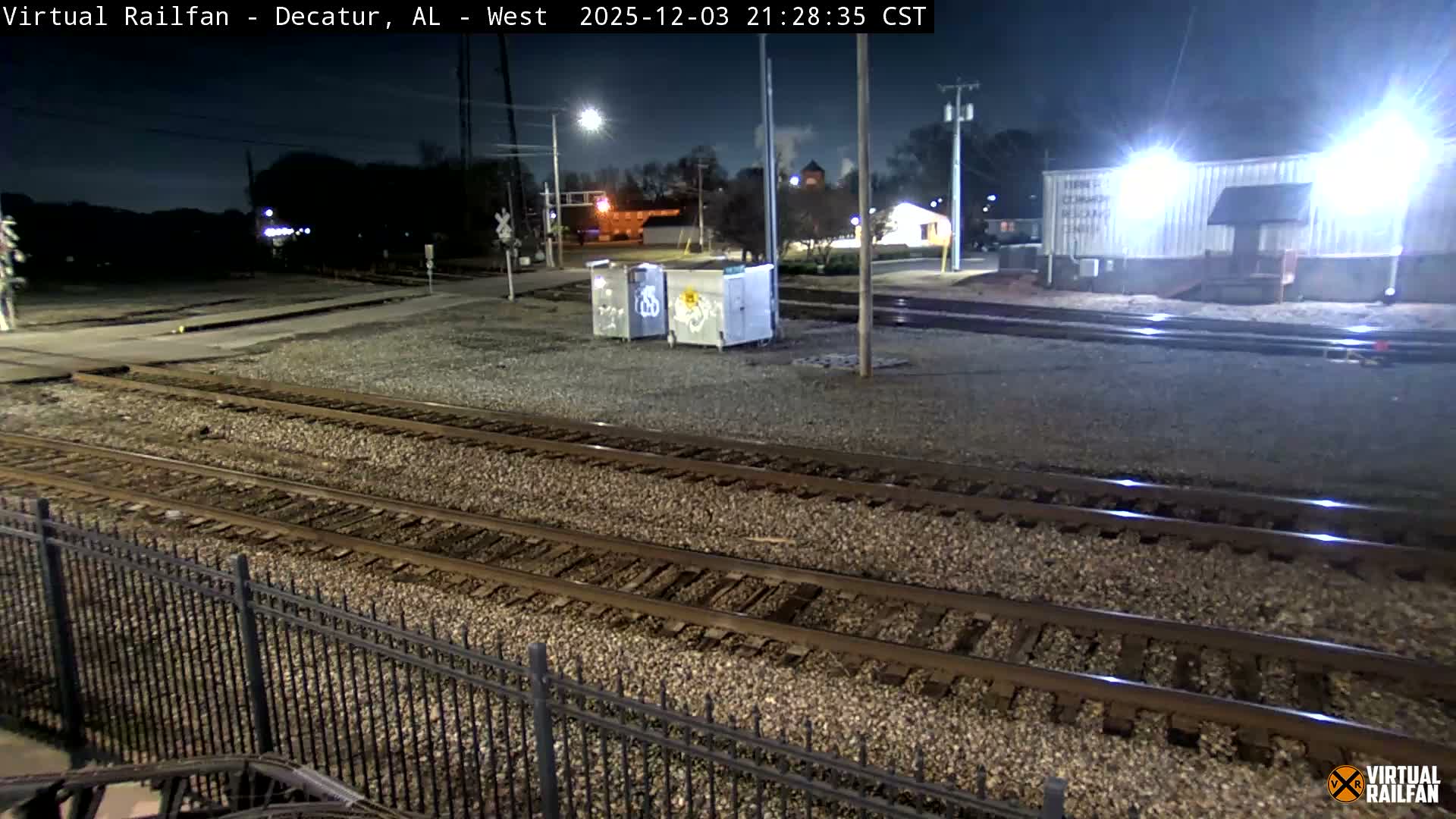 Decatur Nortfolk Southern Railway Depot Junction Live Cam - Decatur, Morgan, Alabama, USA